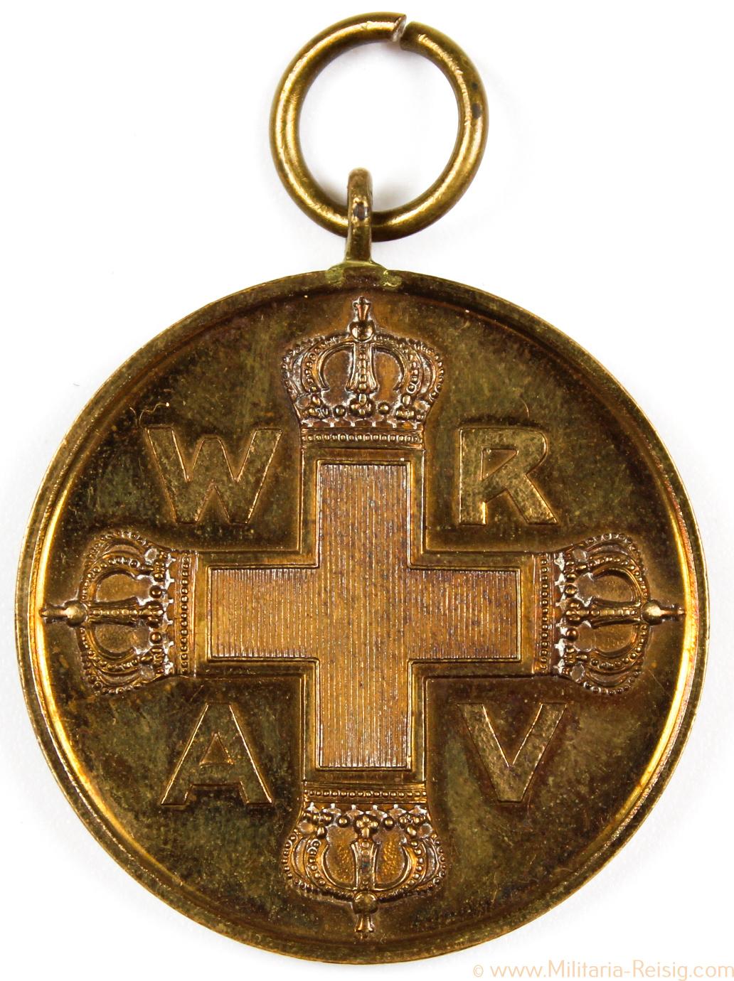 Rote Kreuz Medaille 3.Klasse 1898 in Bronze