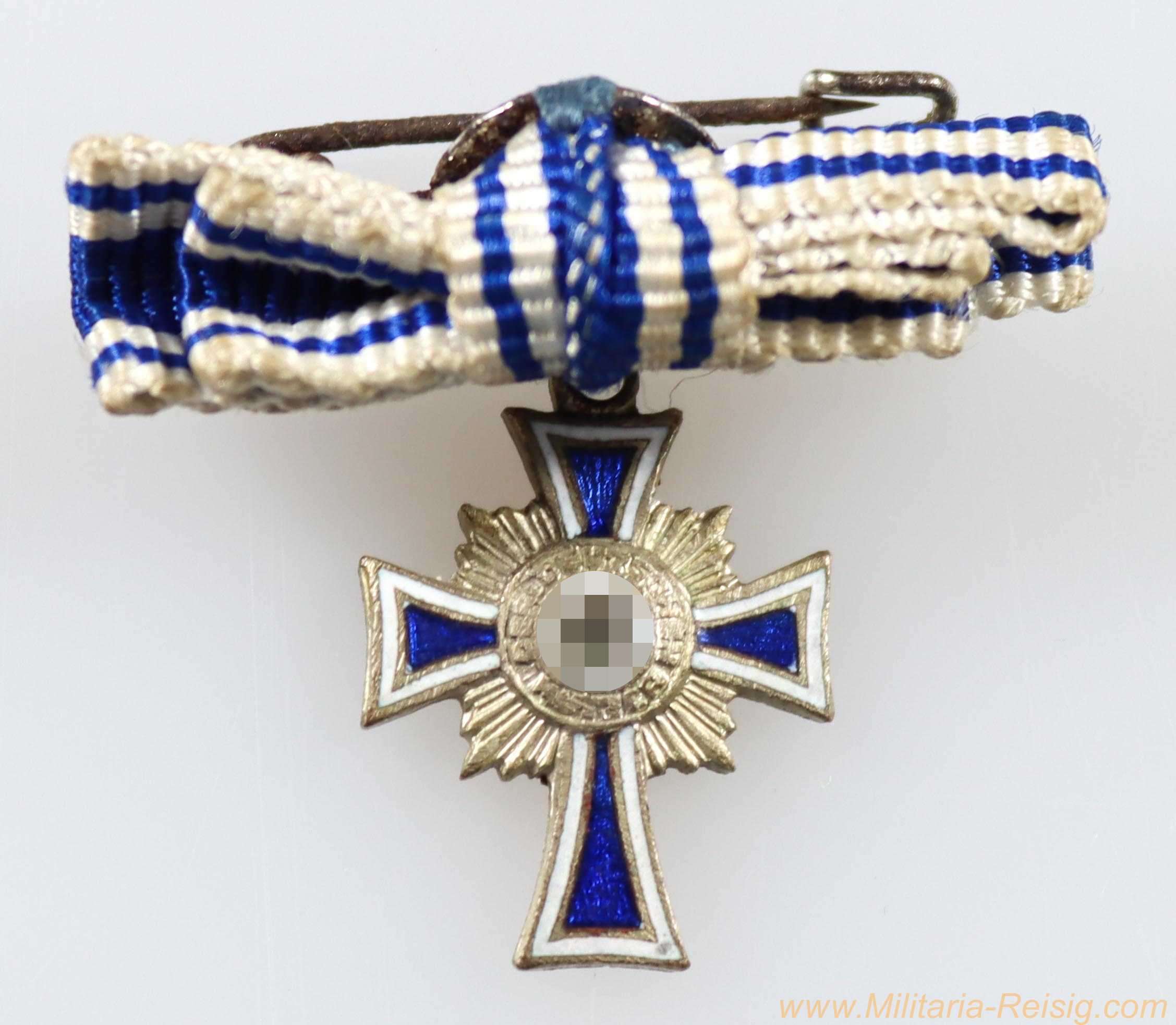 Miniatur Mutterkreuz in Silber