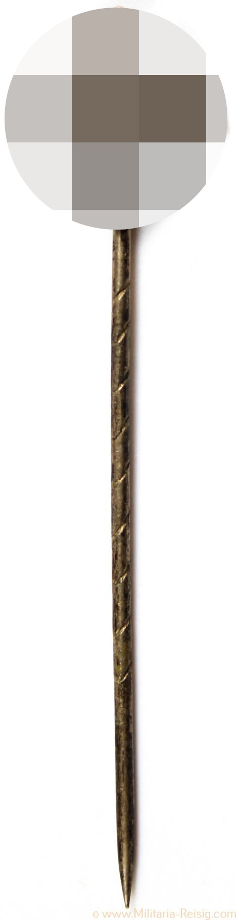 Hakenkreuz Anstecknadel 935 Silber, 3. Reich, 12 mm