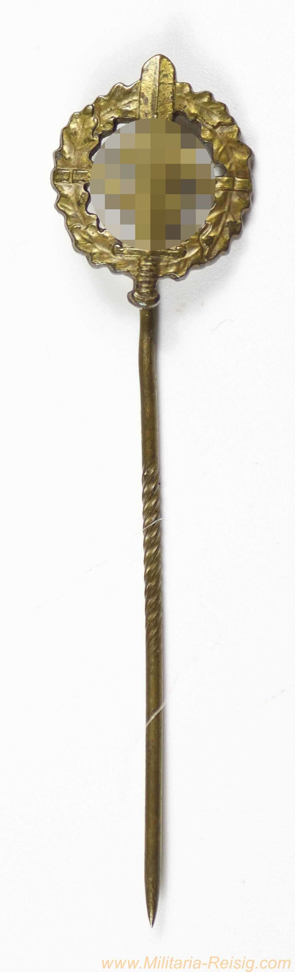 Anstecknadel SA-Sportabzeichen in Bronze - Hersteller 6., 16 mm