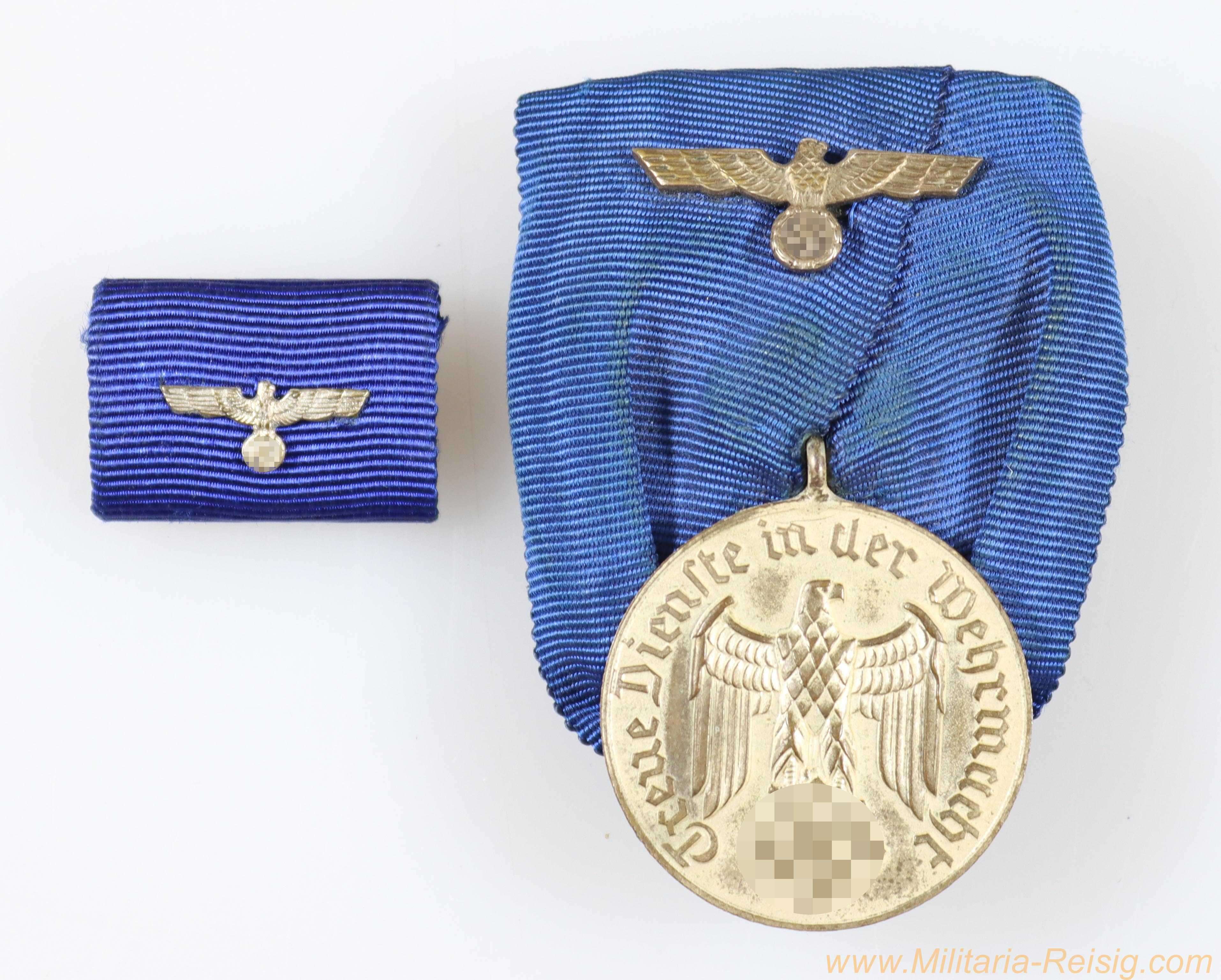 Wehrmacht Dienstauszeichnung für 4 Jahre an Einzelspange 