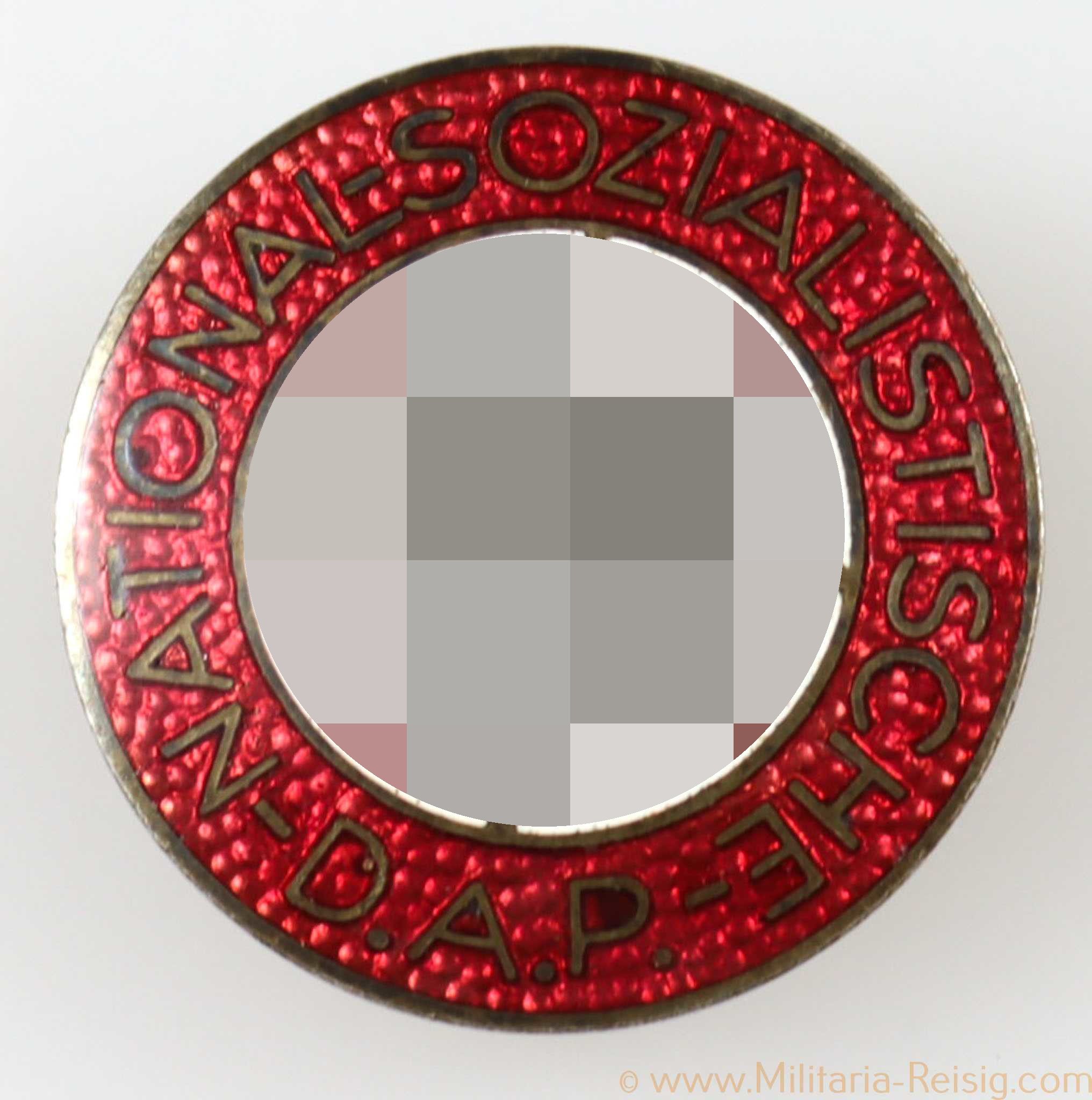 NSDAP Parteiabzeichen Knopfloch Variante, Hersteller RZM M1/34