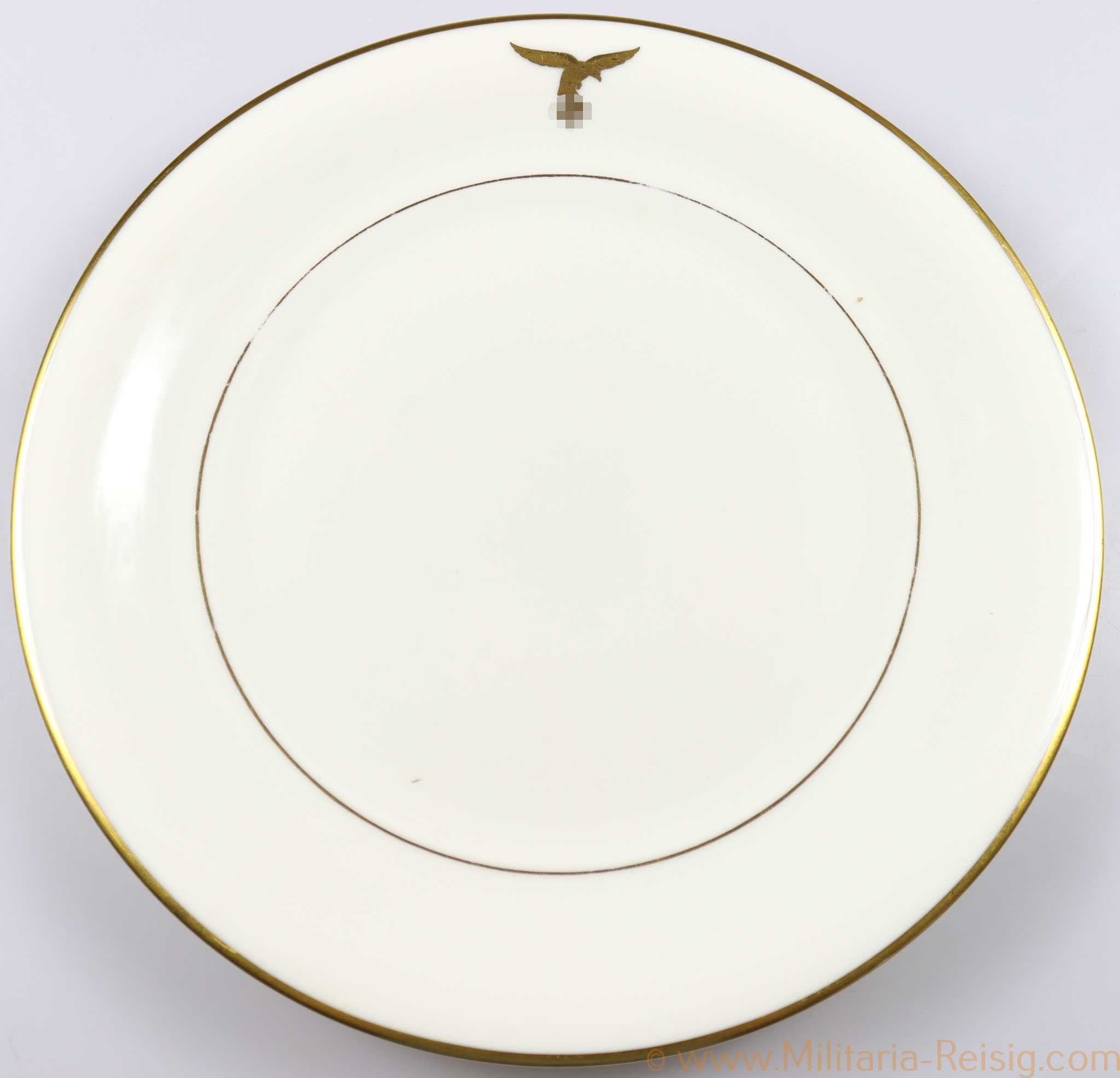 Speiseteller für einen General der Luftwaffe, Hersteller Wahliss, Wien