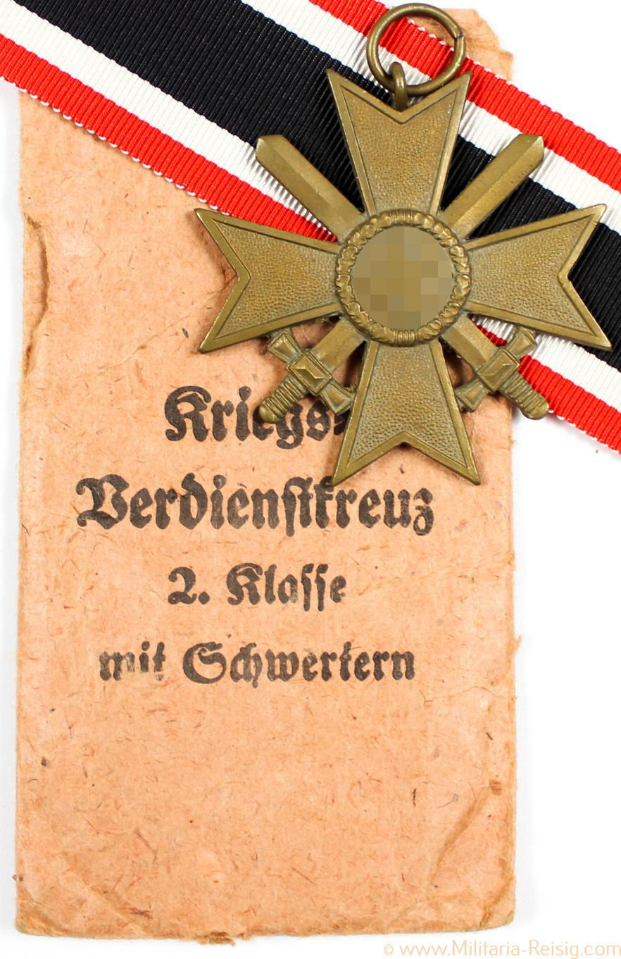 Kriegsverdienstkreuz mit Schwertern 2.Klasse 1939, Herst. Ph. Türks Wwe, Wien