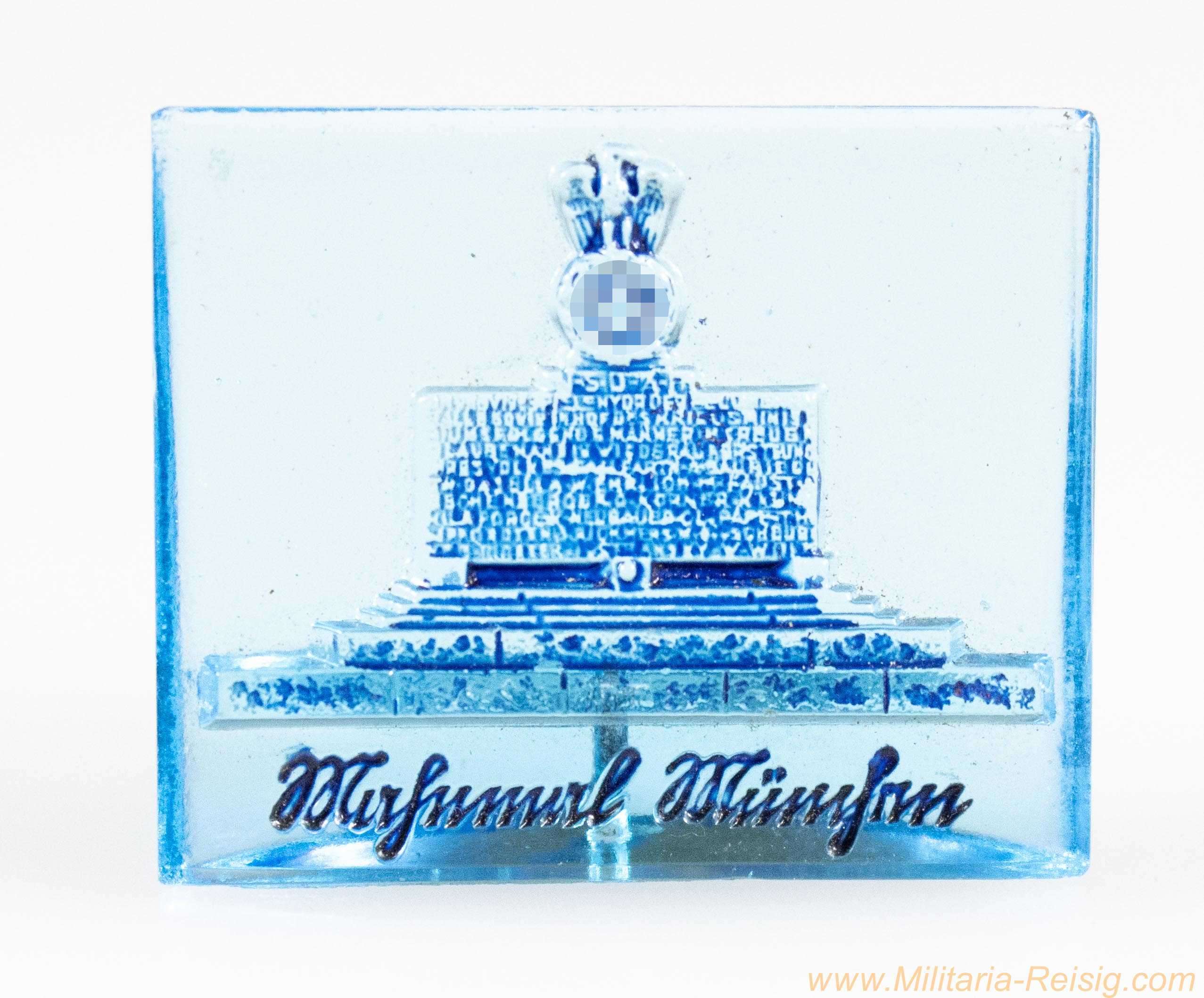 Glasabzeichen Mahnmal München