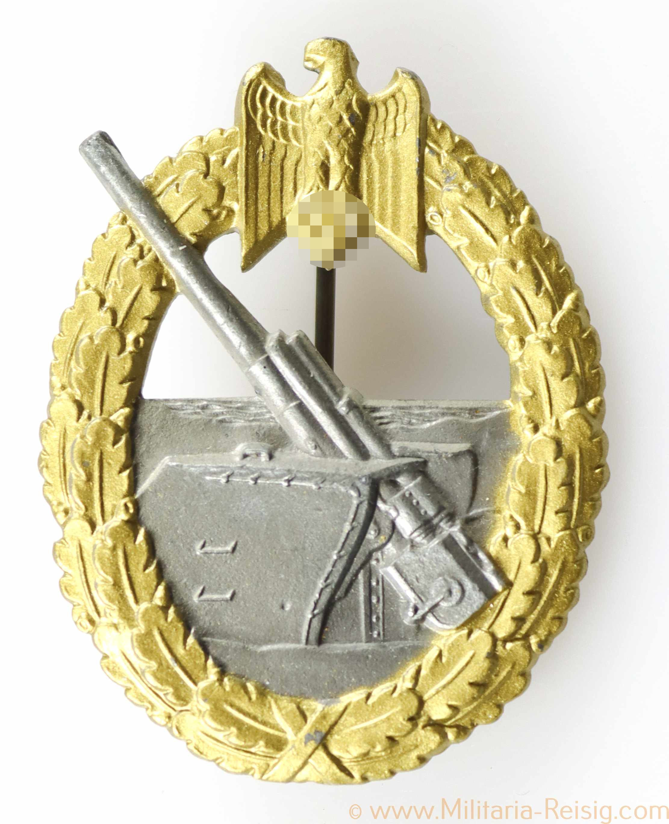 Kriegsabzeichen der Marine-Artillerie, Hersteller FLL 43