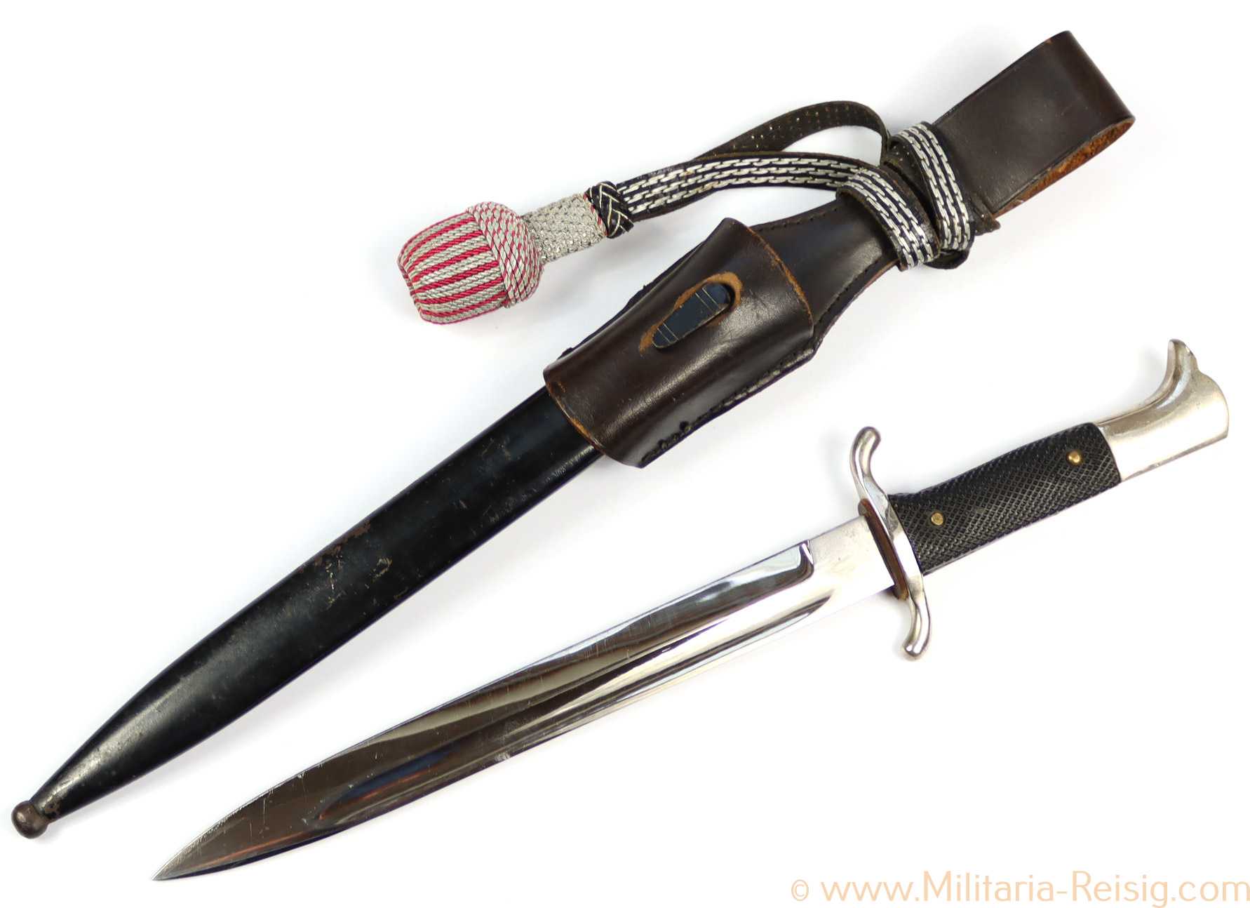 Feuerwehr Extra Seitengewehr mit Koppelschuh und Portepee