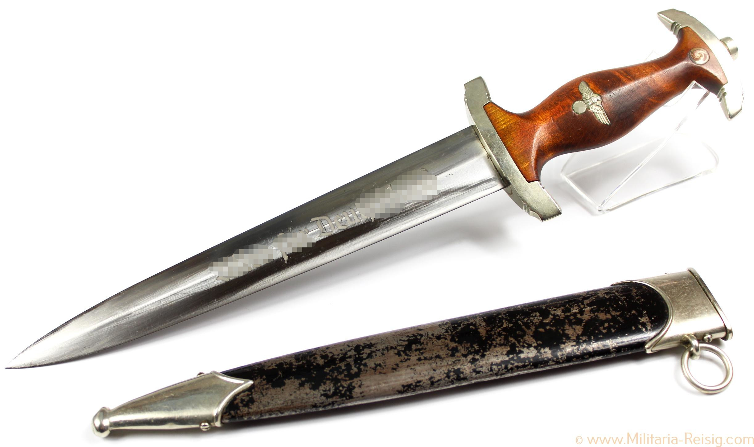 NSKK Dolch, Herst. Ernst Pack & Söhne, Solingen -  mit Tigergriff