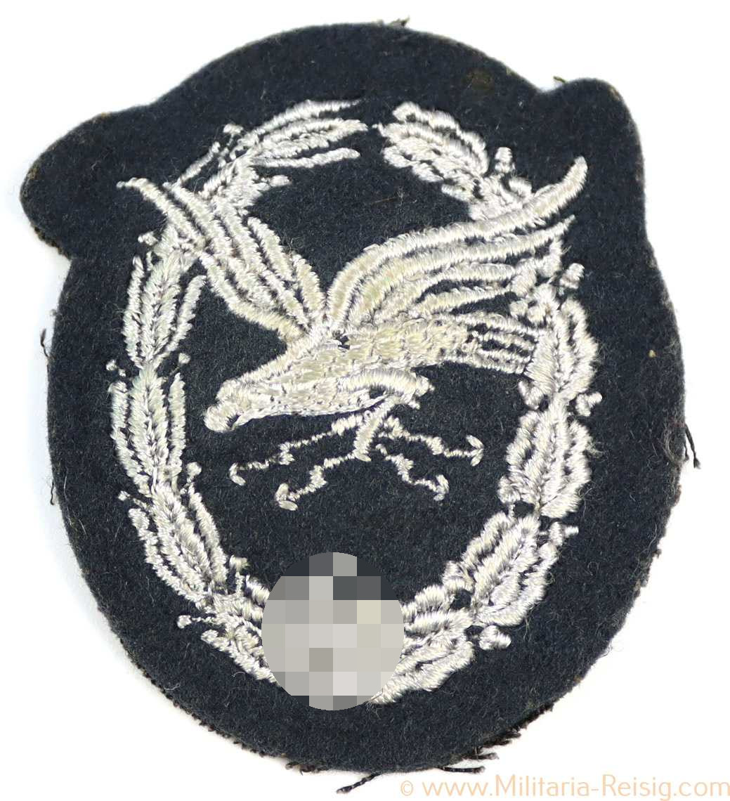 Fliegerschützenabzeichen mit Blitzbündel Stoffausführung
