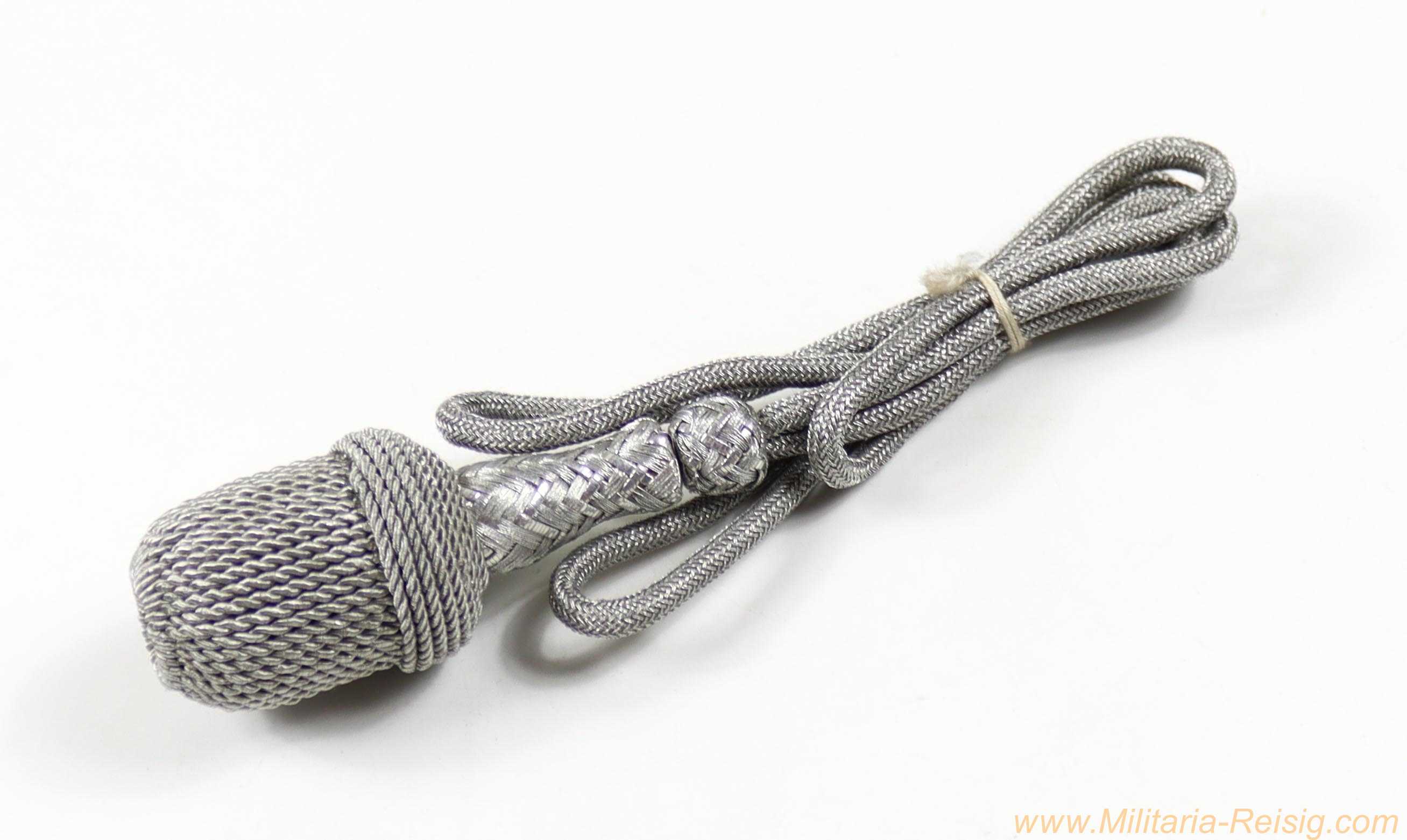 Portepee für Offiziersdolch der Luftwaffe – original gebunden 
