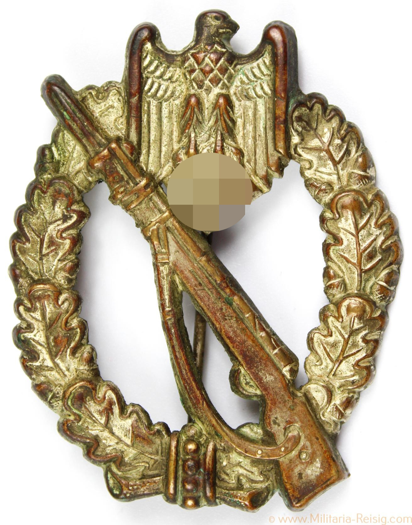 Infanterie Sturmabzeichen in Silber, Herst. Hymmen & Co, Lüdenscheid