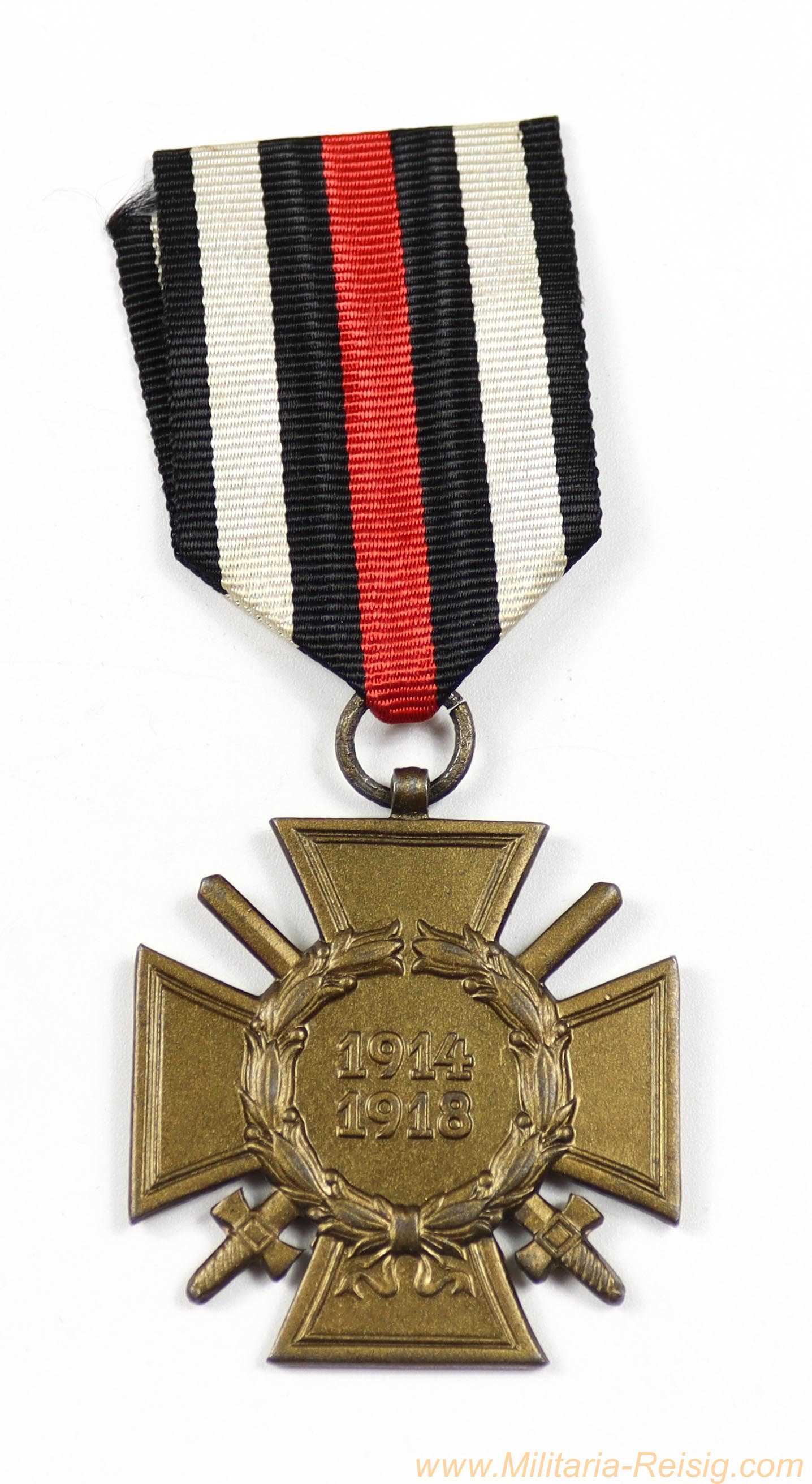 Ehrenkreuz für Frontkämpfer 1914–1918 mit Band
