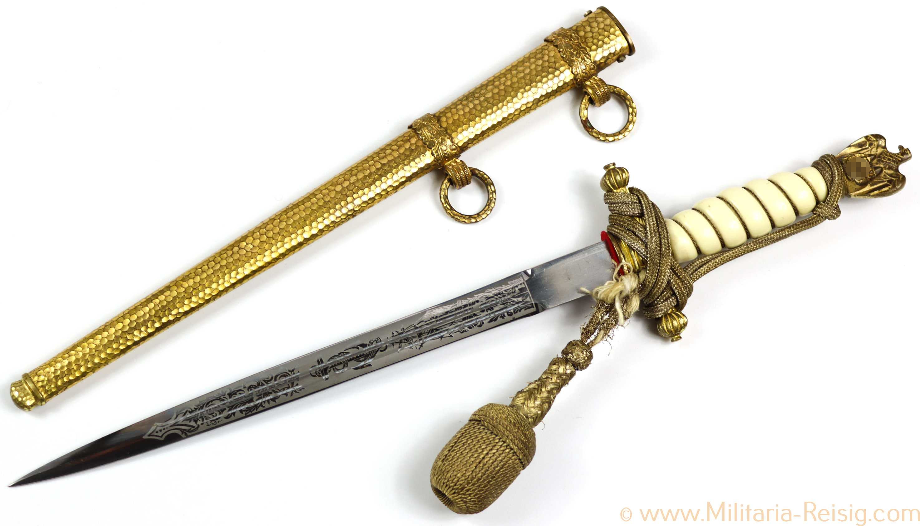 Kriegsmarine Offiziersdolch, Hersteller Alcoso