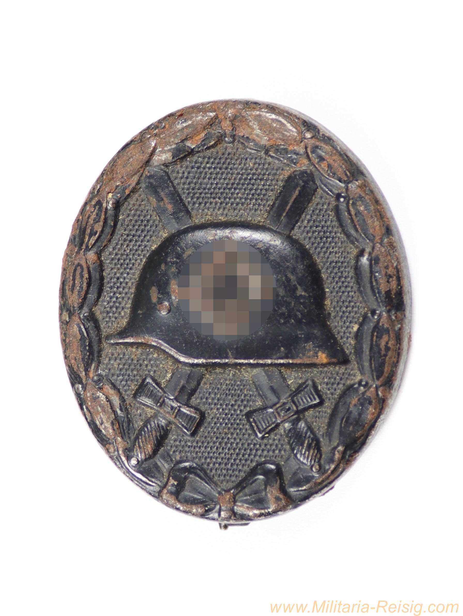 Verwundetenabzeichen in Schwarz 1939 - Hersteller 63 (Franz Klamt & Söhne, Gablonz)