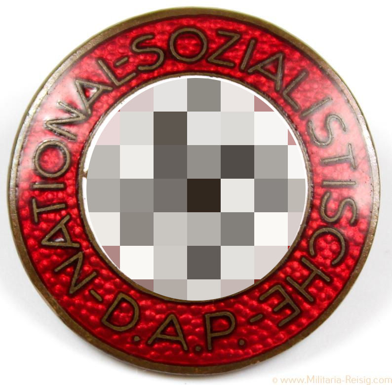 NSDAP Parteiabzeichen, Herst. RZM M1/72 (Fritz Zimmermann, Stuttgart)