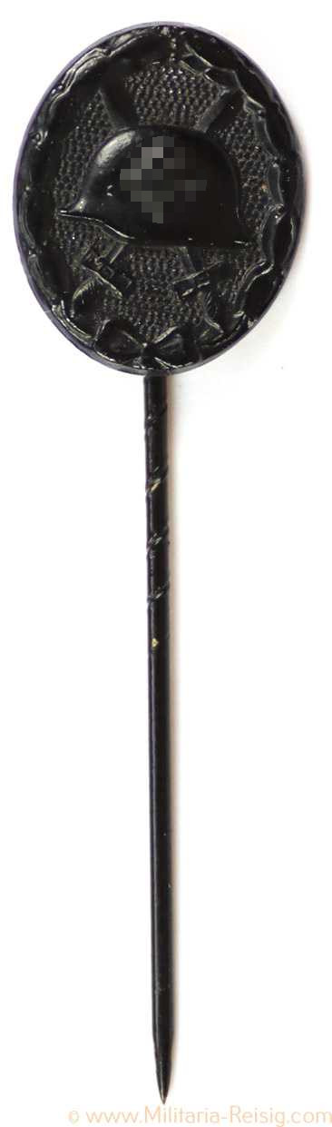 Anstecknadel Verwundetenabzeichen in Schwarz 1939, Hersteller L59, 16 mm
