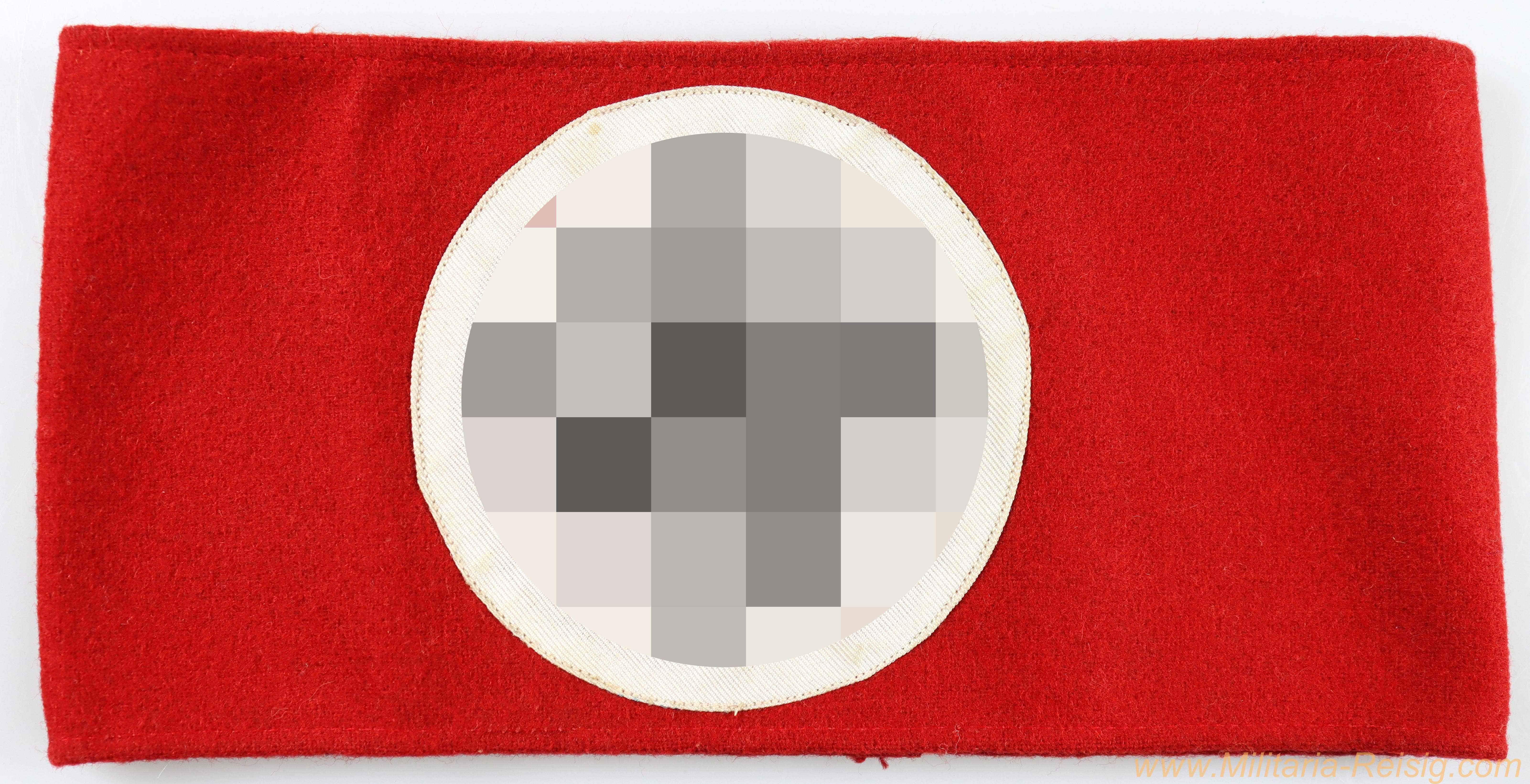 NSDAP Armbinde mit RZM-Etikett