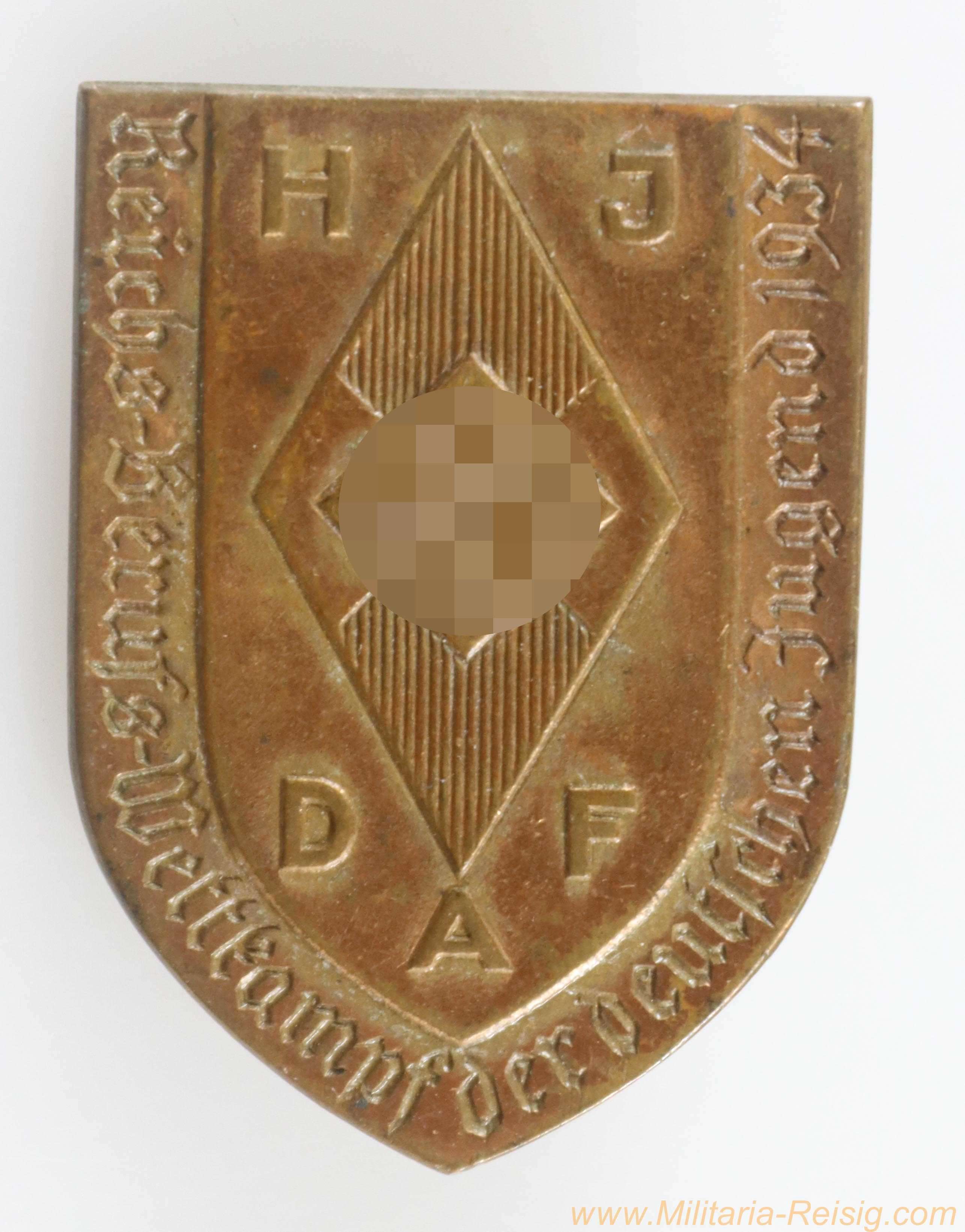 HJ Abzeichen Reichsberufswettkampf der deutschen Jugend 1934