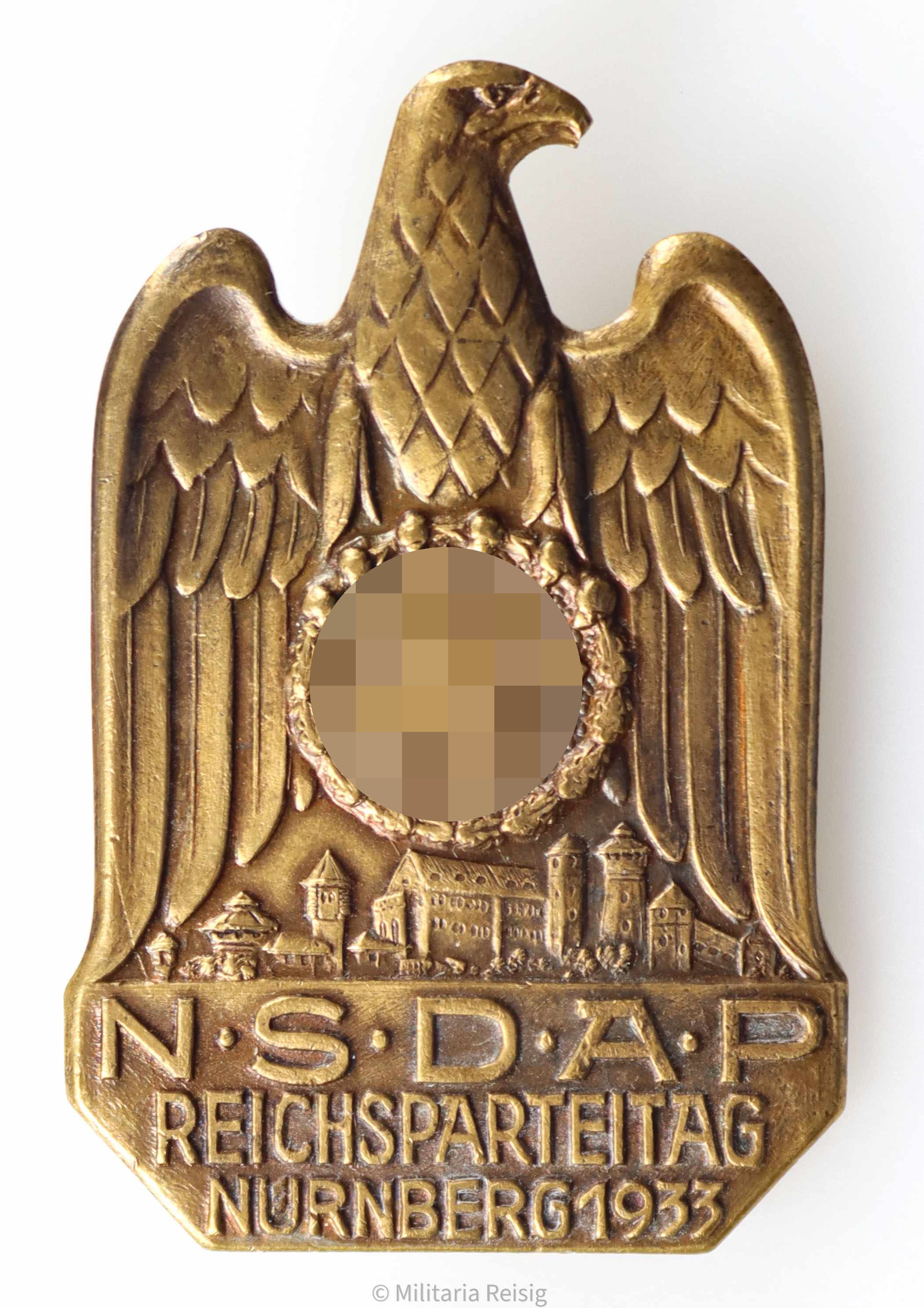 NSDAP Abzeichen Reichsparteitag Nürnberg 1933