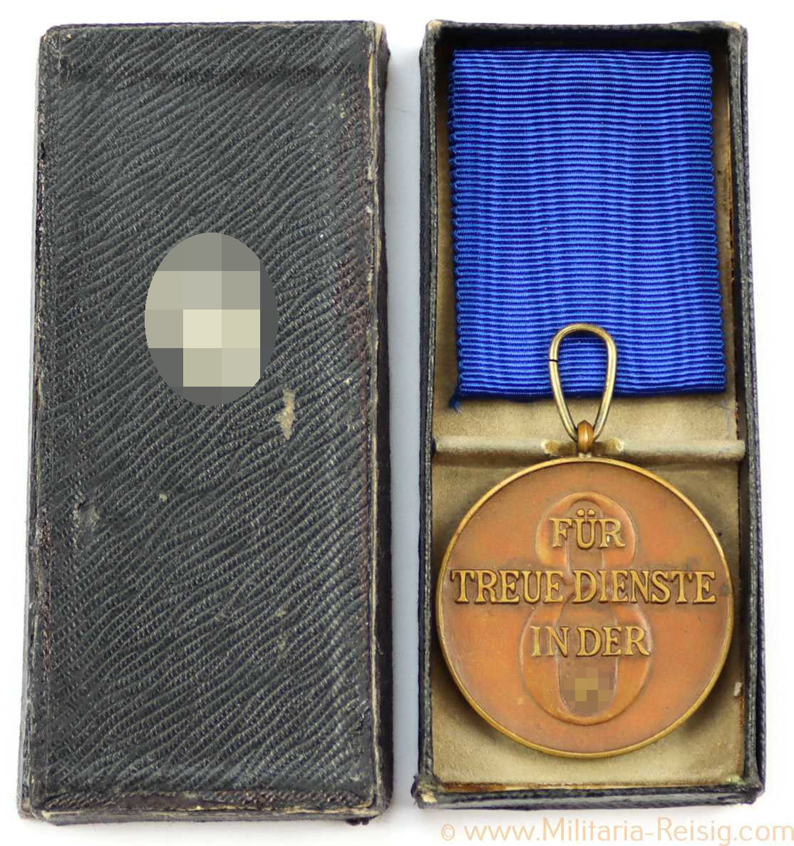 SS Dienstauszeichnung für 8 Jahre in Verleihungsschachtel