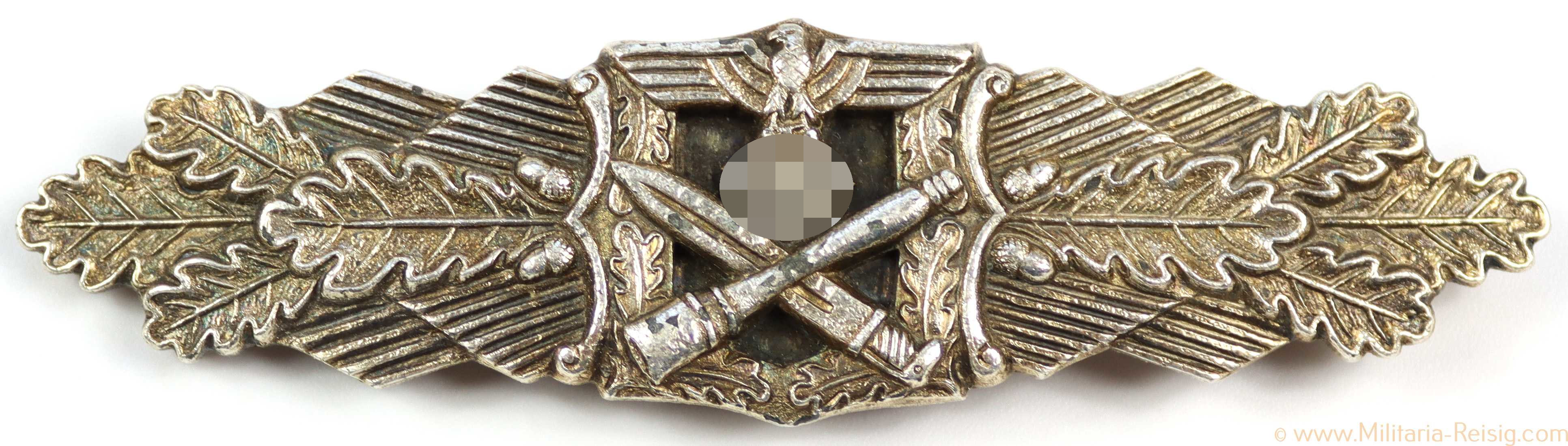 Nahkampfspange in Silber, Six Dot Variante