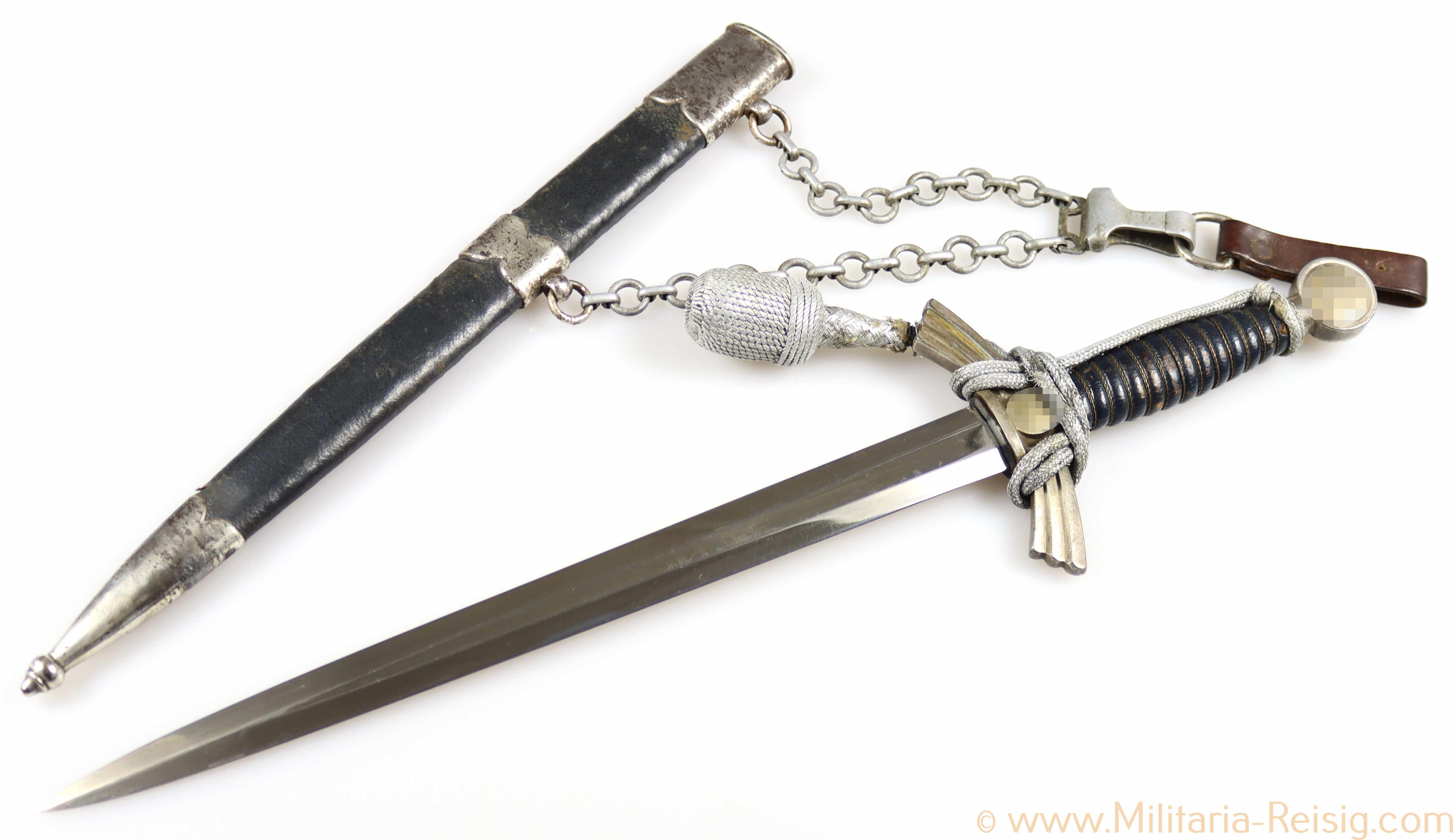 Borddolch / Fliegerdolch der Luftwaffe, Hersteller E. & F. Hörster, Solingen