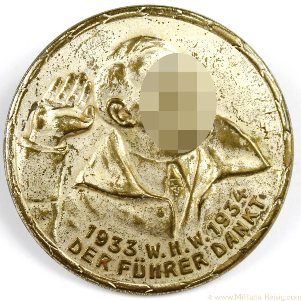 1933 WHW 1934 "Der Führer dankt", 3. Reich