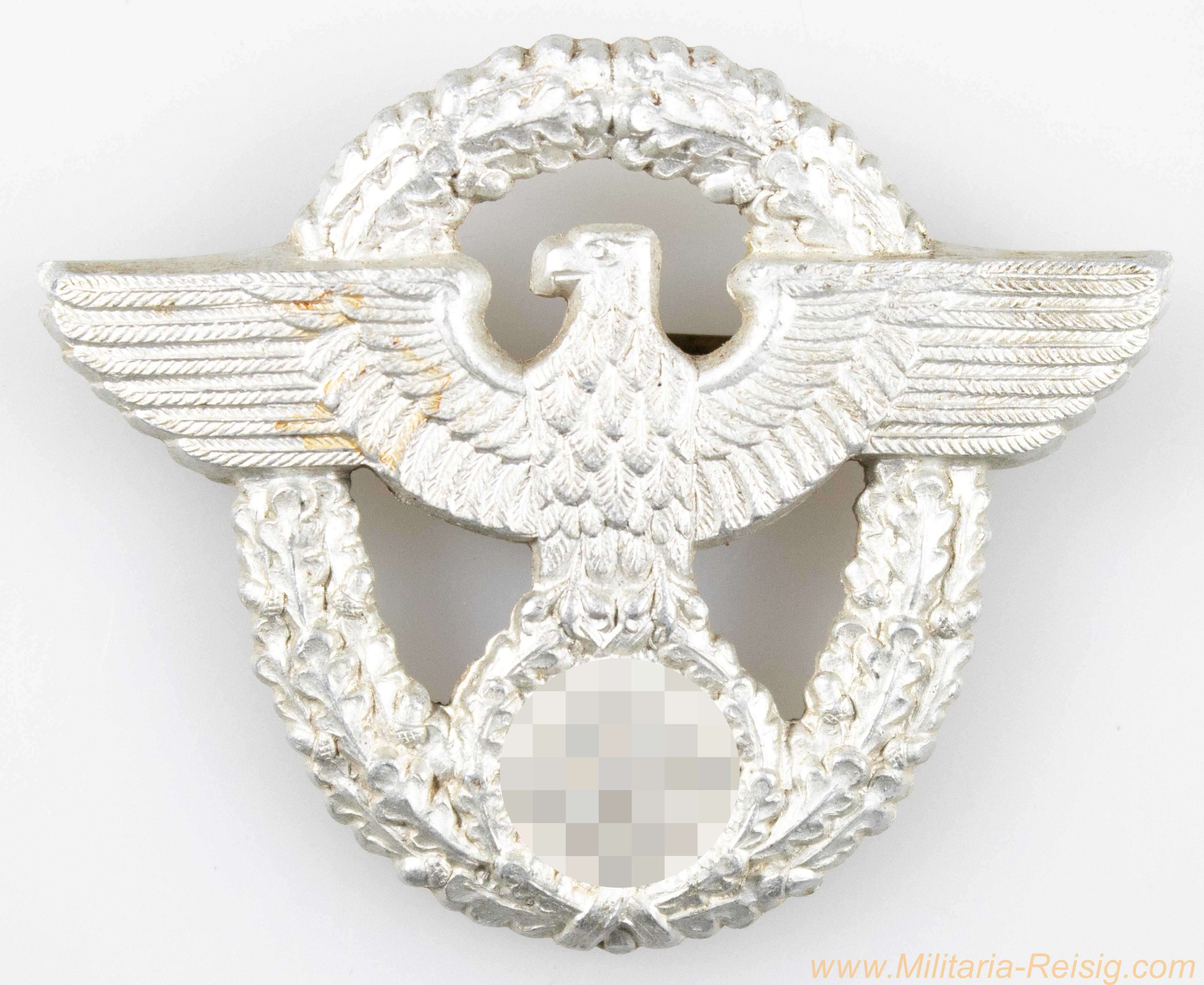 Polizei Mützenadler 2. Form, Hersteller R.S. & S.