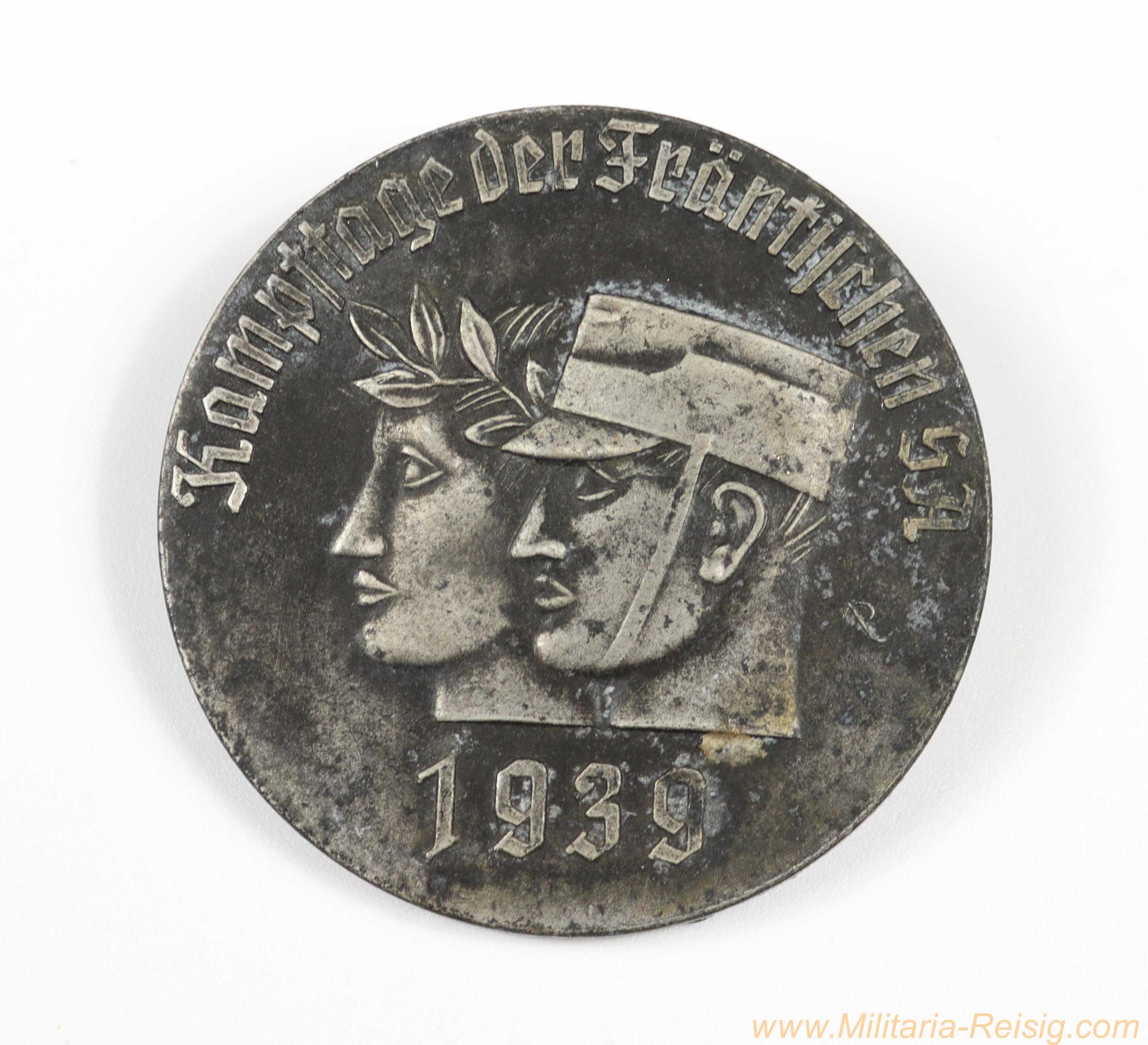 SA Teilnehmerabzeichen "Kampftage der Fränkischen SA 1939"