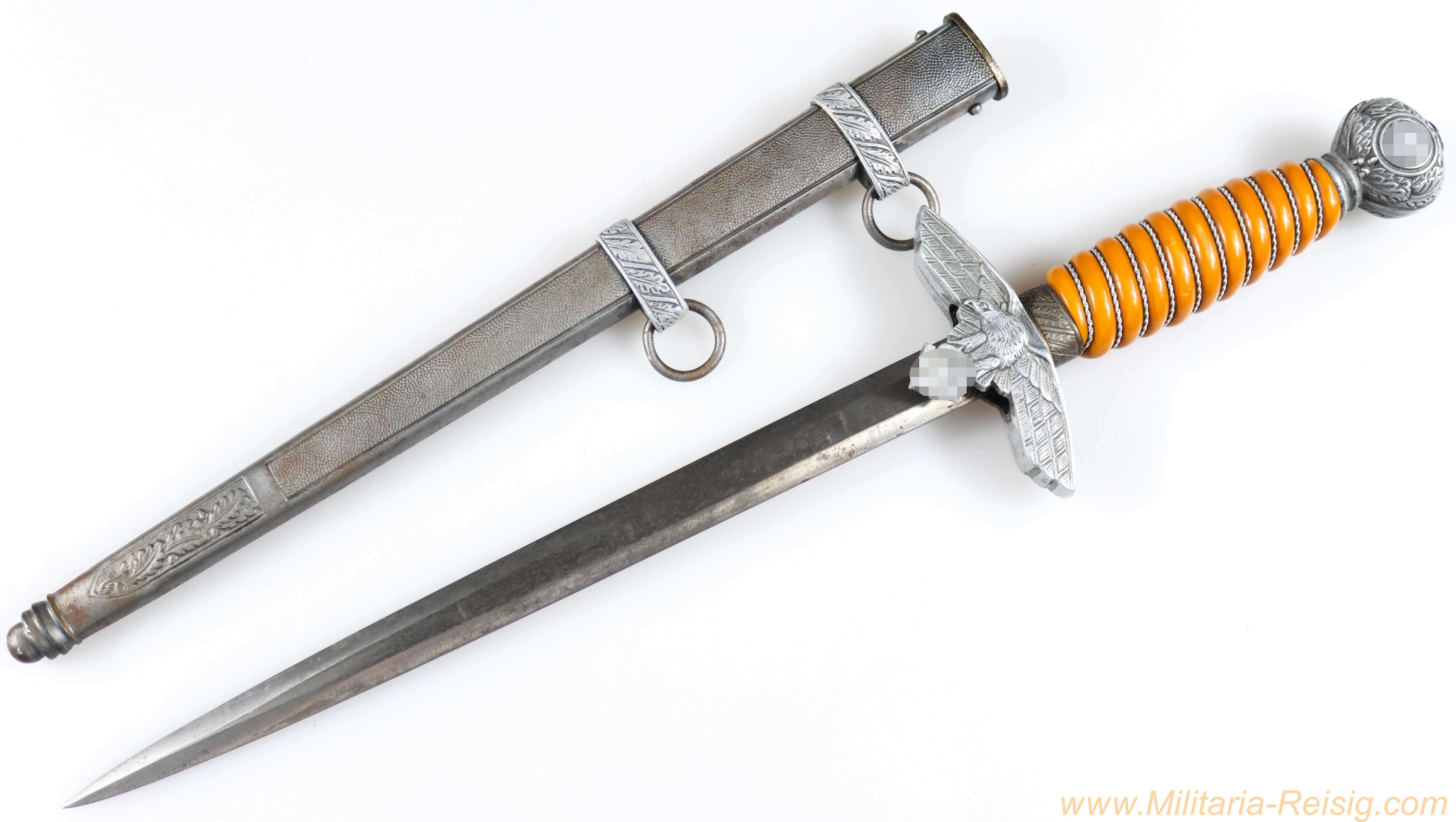 Offiziersdolch der Luftwaffe, Hersteller Lauterjung & Sohn PUMA, Solingen