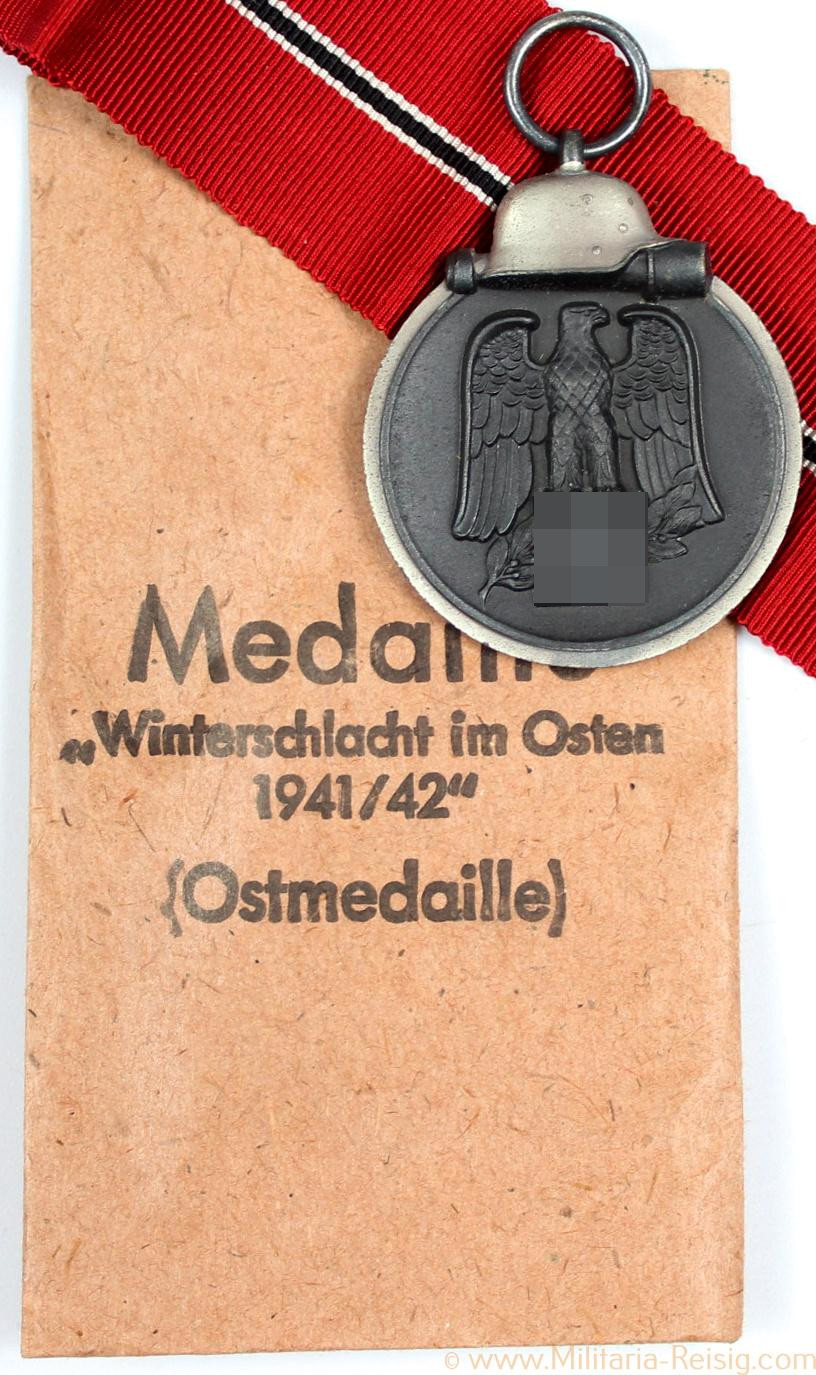 Ostmedaille mit Verleihungstüte, Herst. L/52