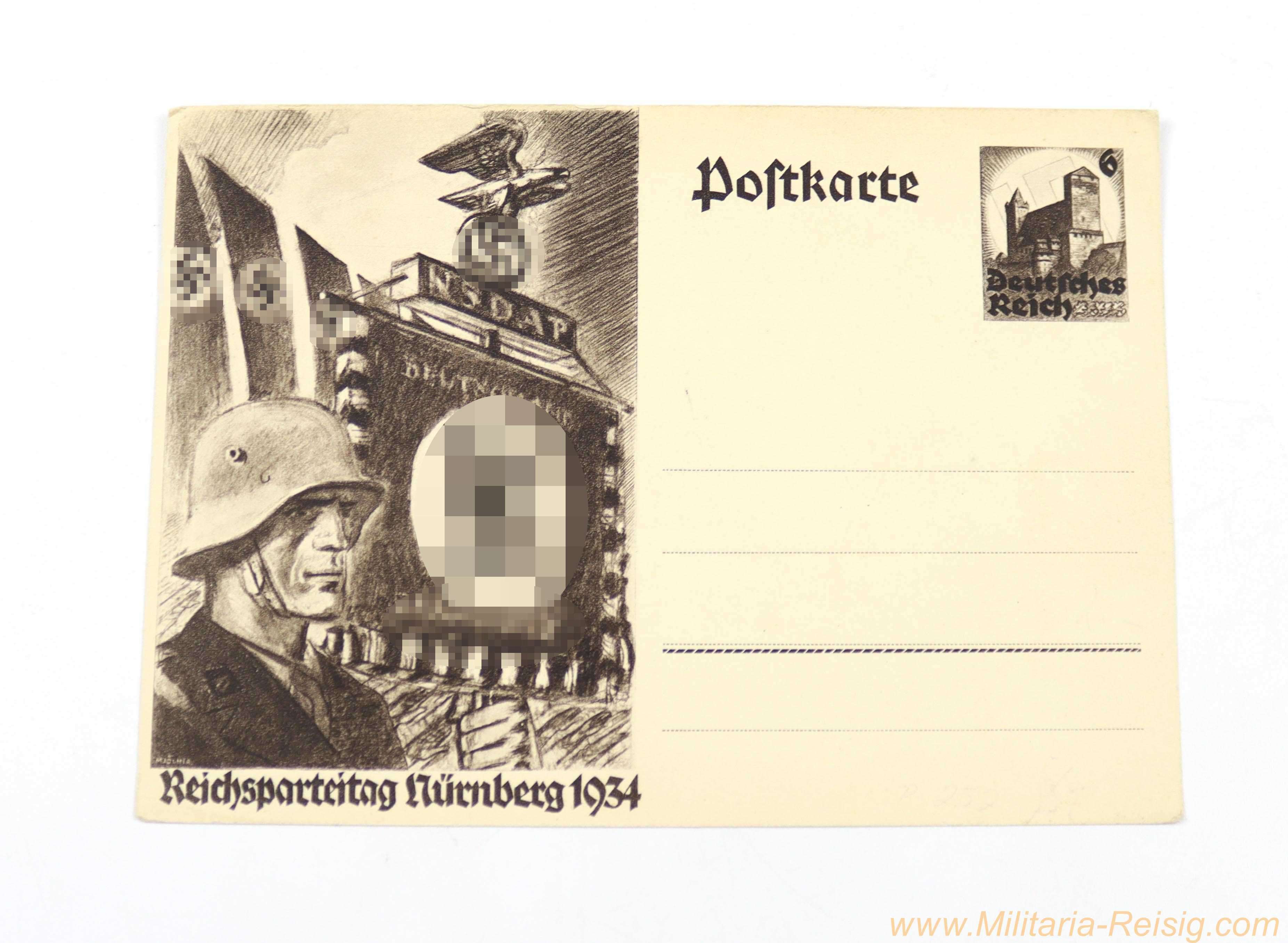 Postkarte "Reichsparteitag Nürnberg 1934"