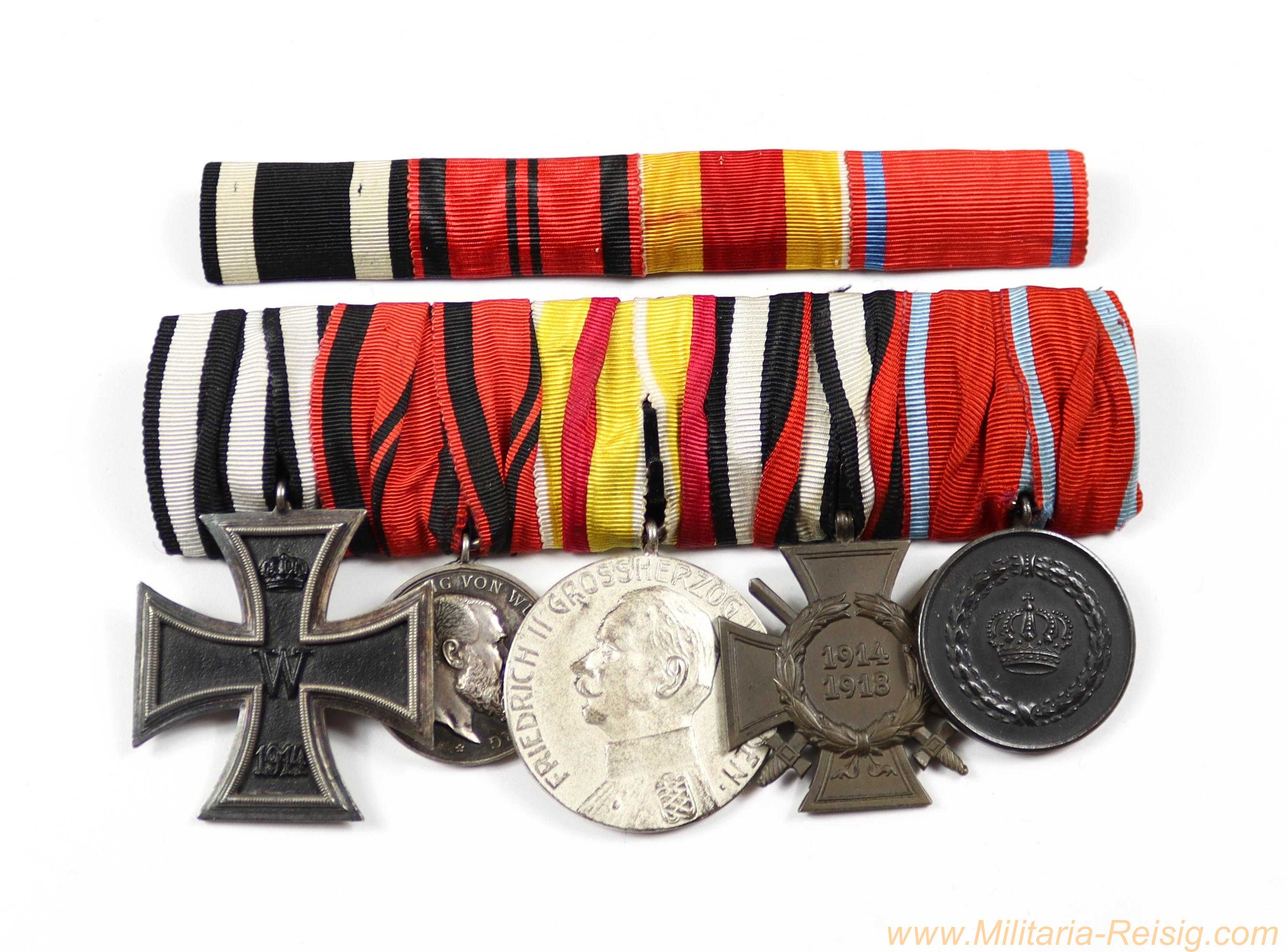 5er Ordensspange mit Bandspange