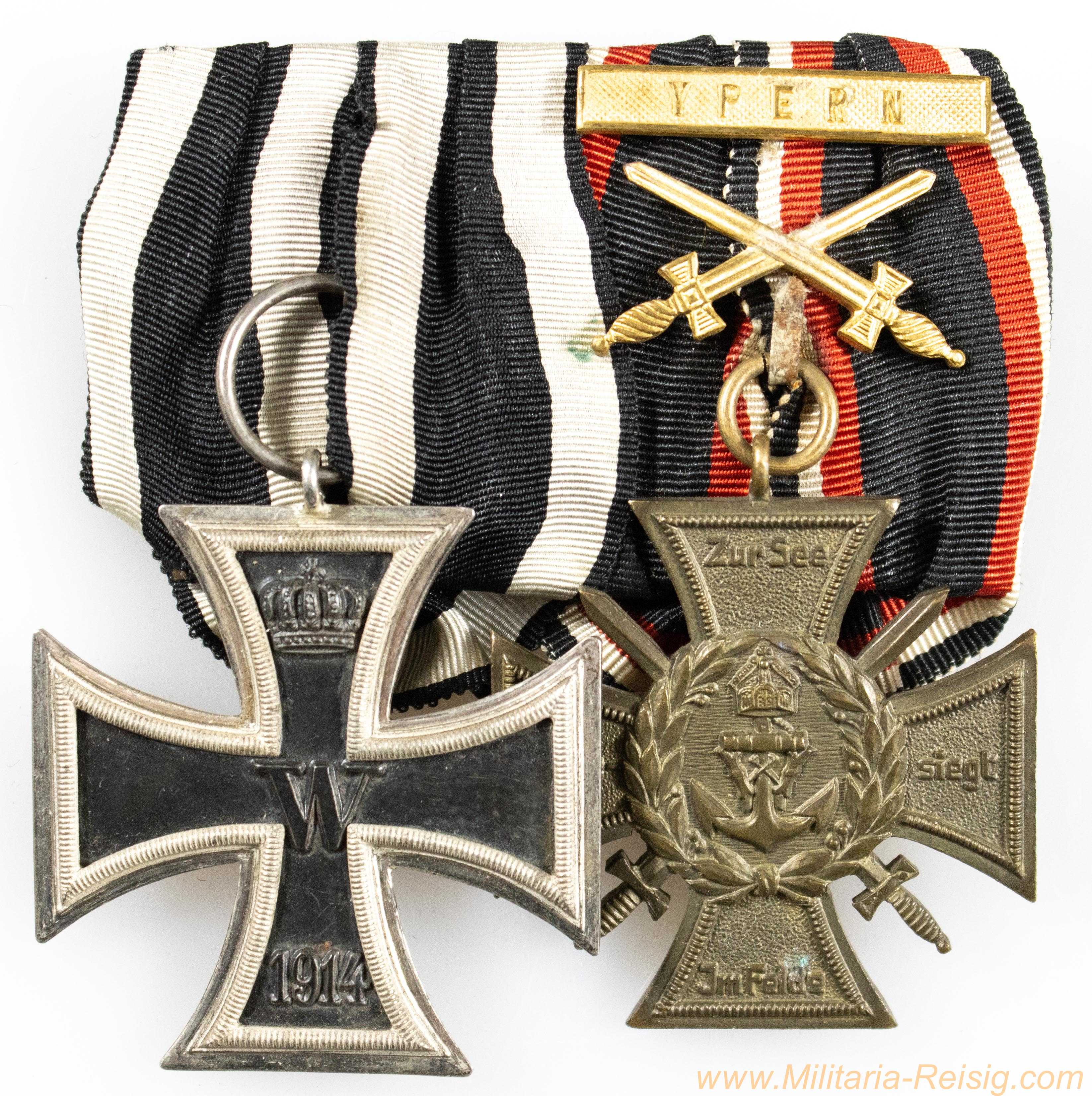 Ordensspange mit 2 Auszeichnungen 