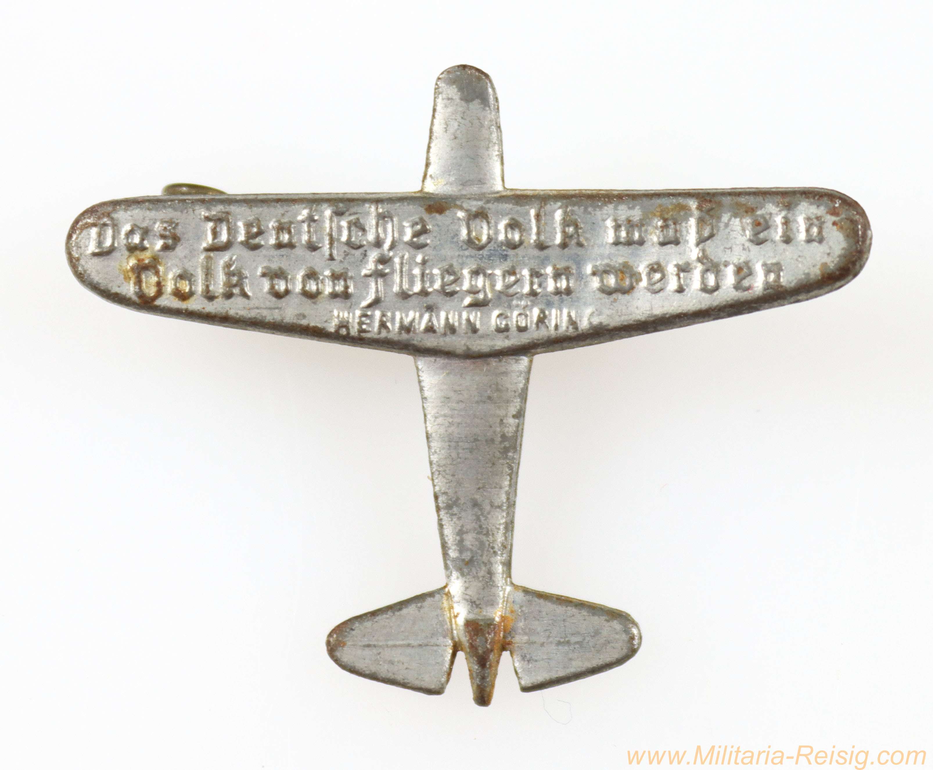 Veranstaltungsabzeichen "Das Deutsche Volk muss ein Volk von Fliegern werden - Hermann Göring"