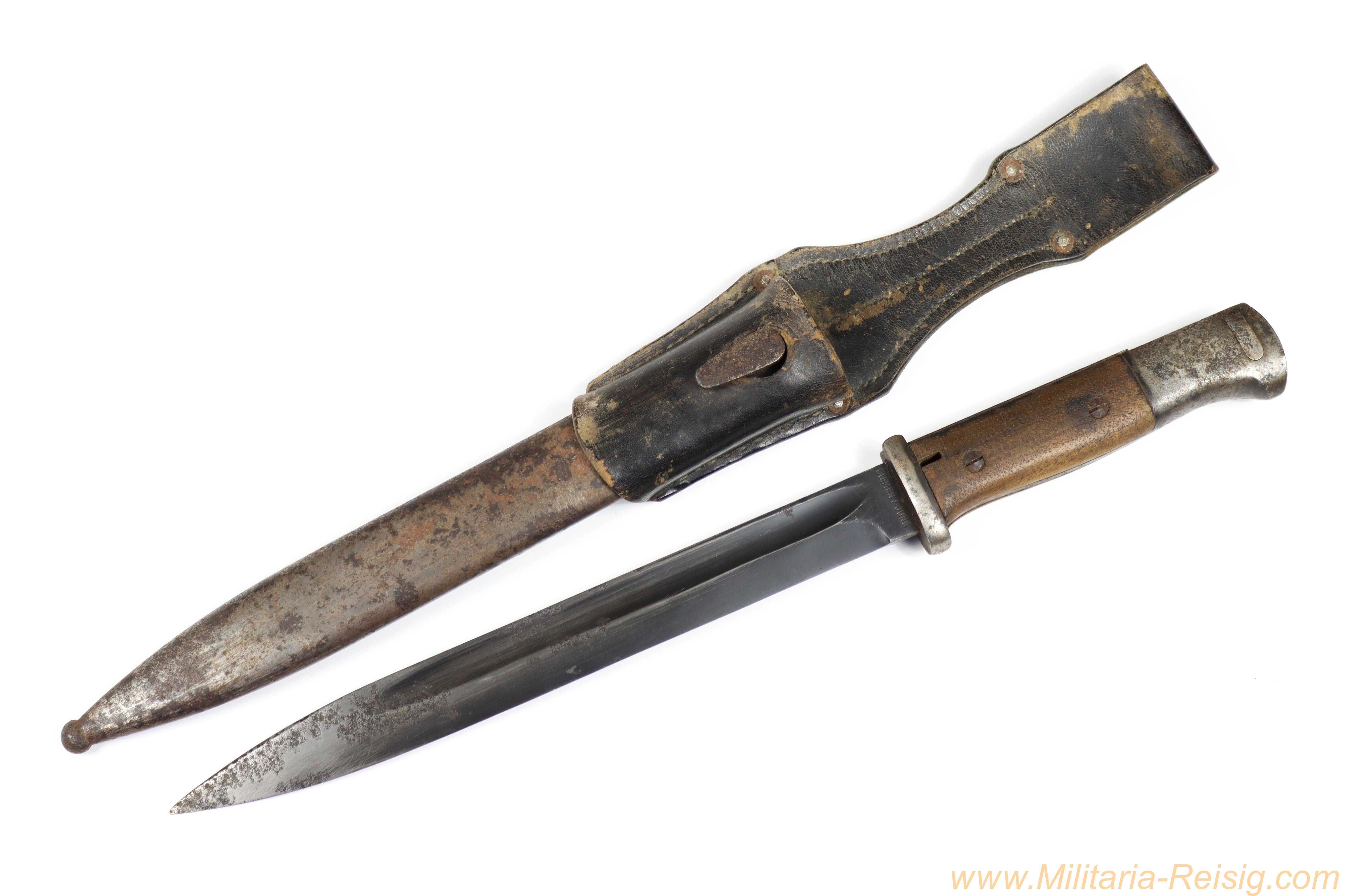 Wehrmacht K98 Bajonett - Hersteller Clemen & Jung