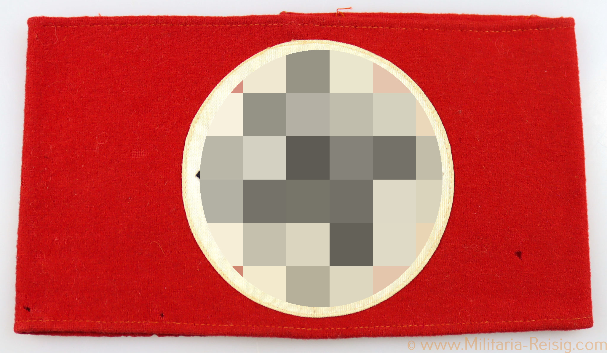 NSDAP/SA  Armbinde mit RZM-Etikett