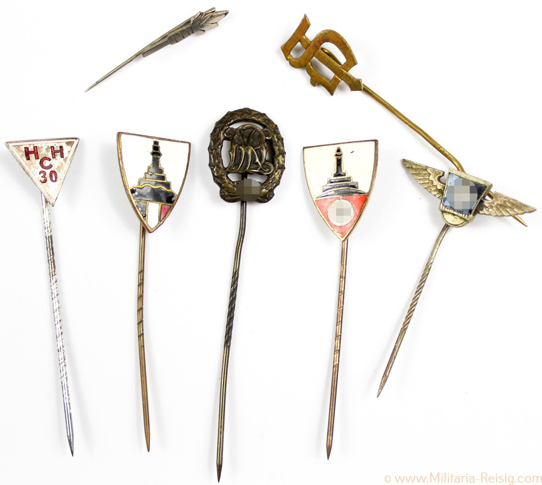 Konvolut an Mitgliedsnadeln