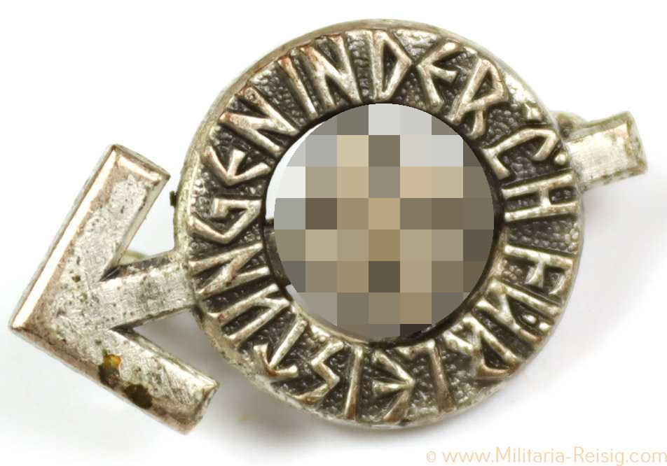 Miniatur HJ Leistungsabzeichen in Silber