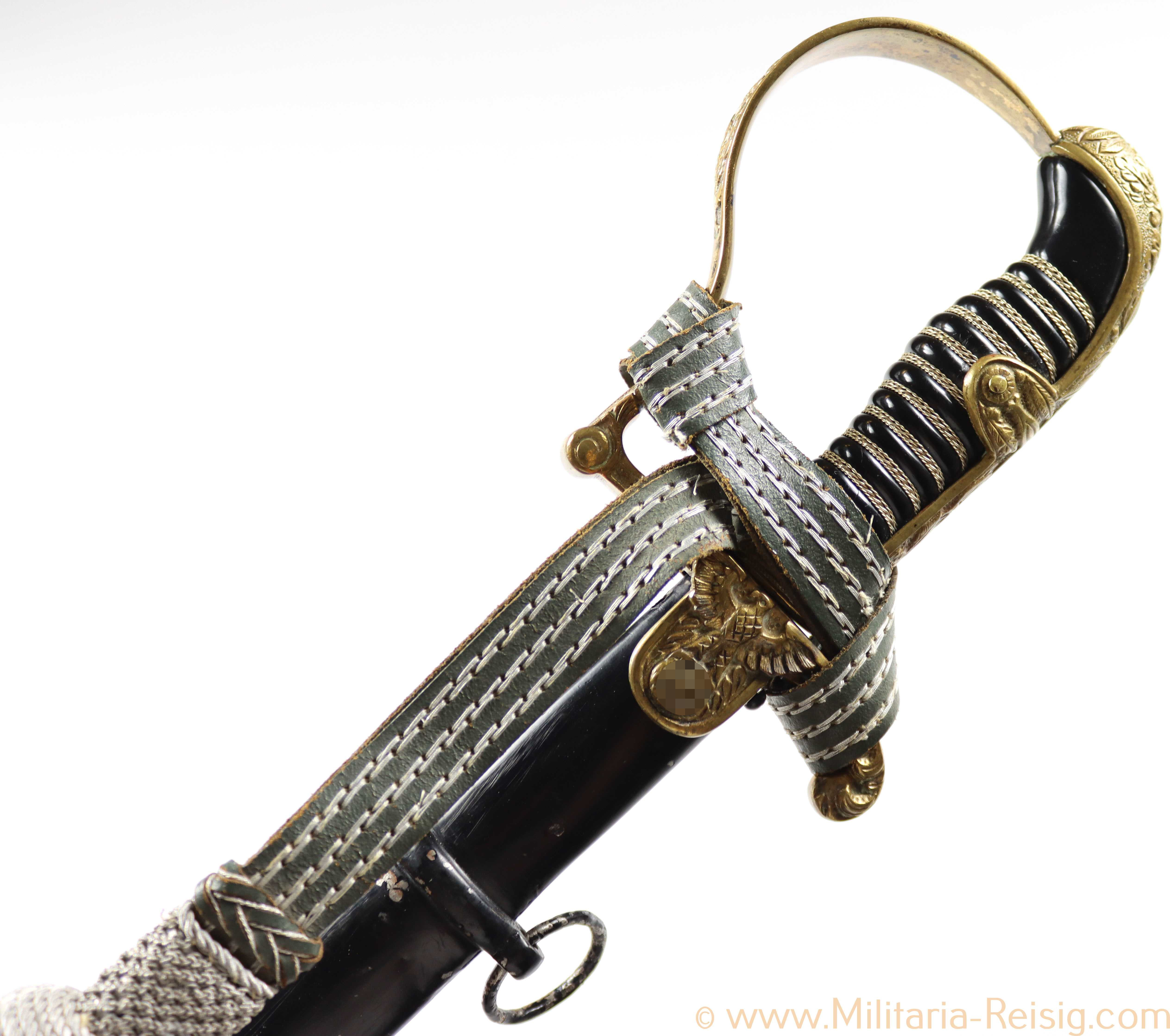 Wehrmacht Säbel für Offiziere mit Portepee, Hersteller WKC