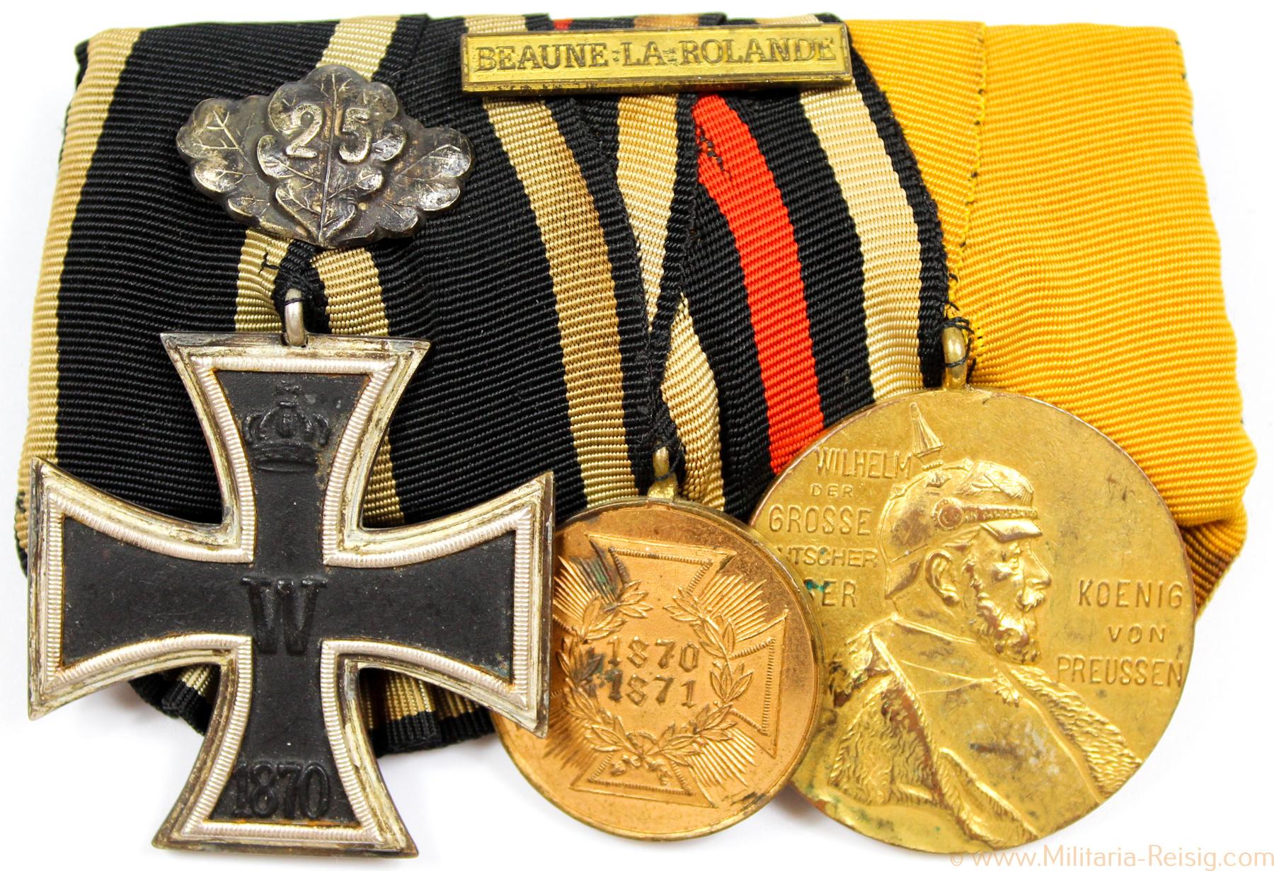 Ordensspange mit 3 Auszeichnungen, Kaiserreich