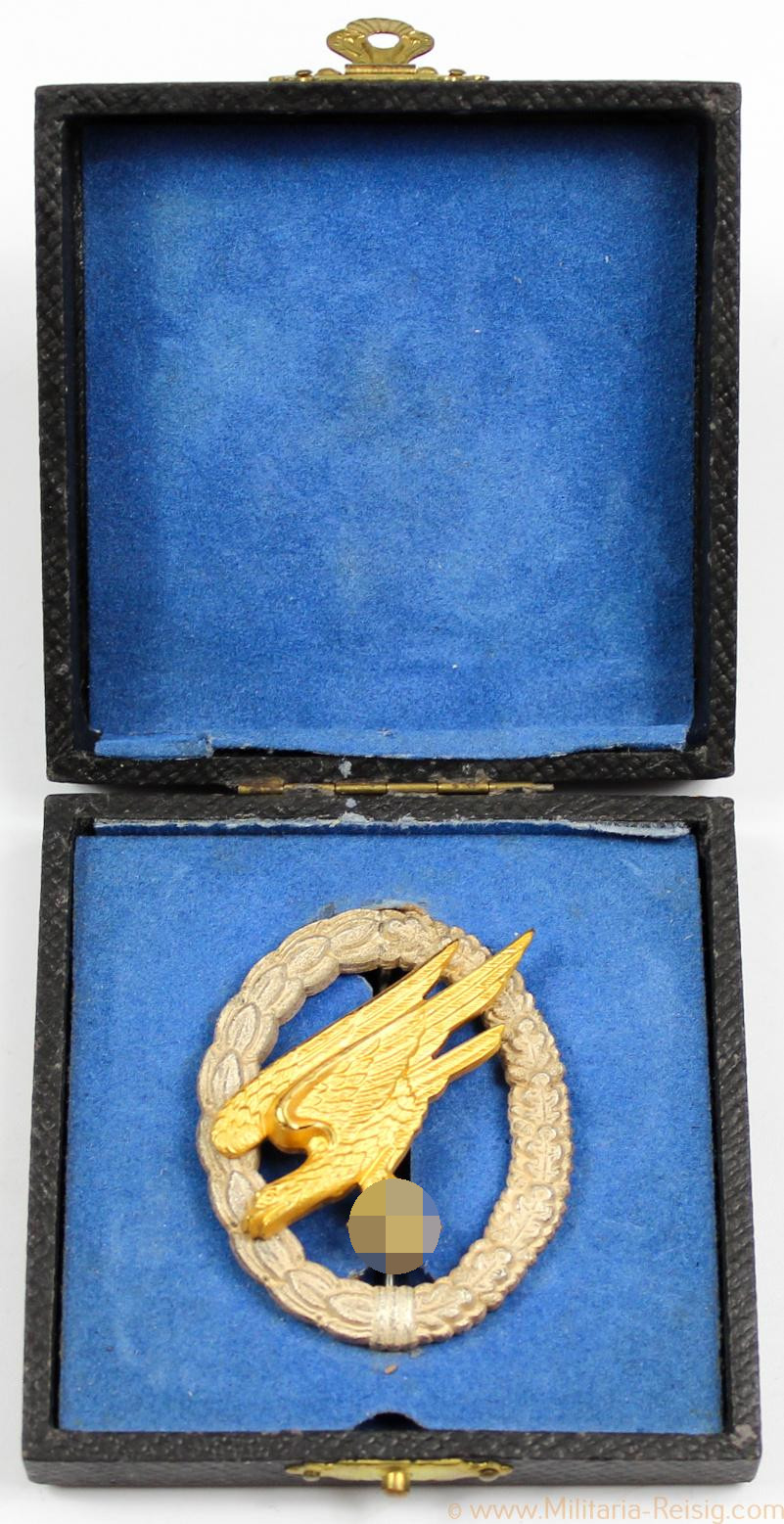 Fallschirmschützenabzeichen, Herst. GWL (Gebrüder Wegerhoff, Lüdenscheid)