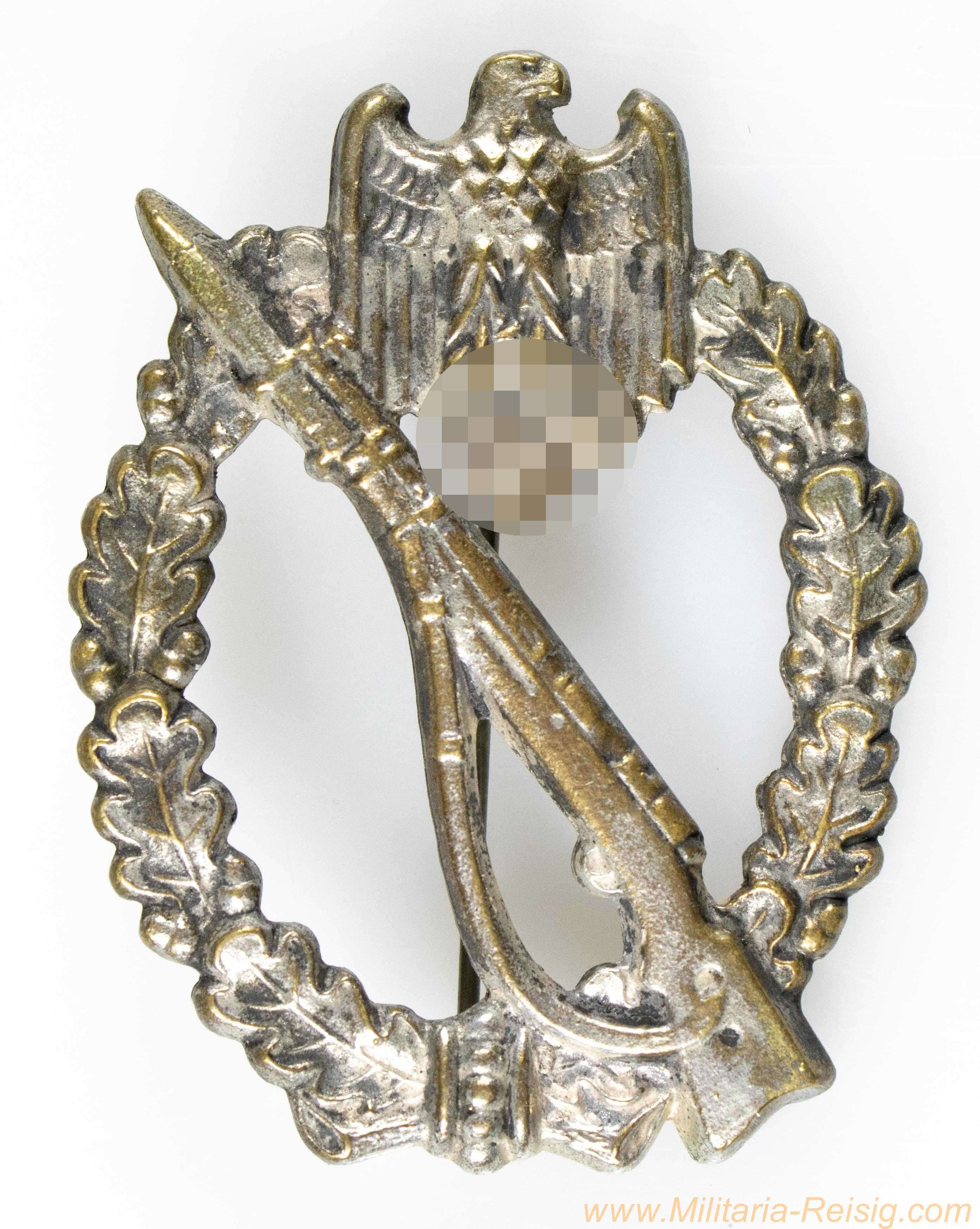 Infanterie Sturmabzeichen in Silber, Hersteller GWL