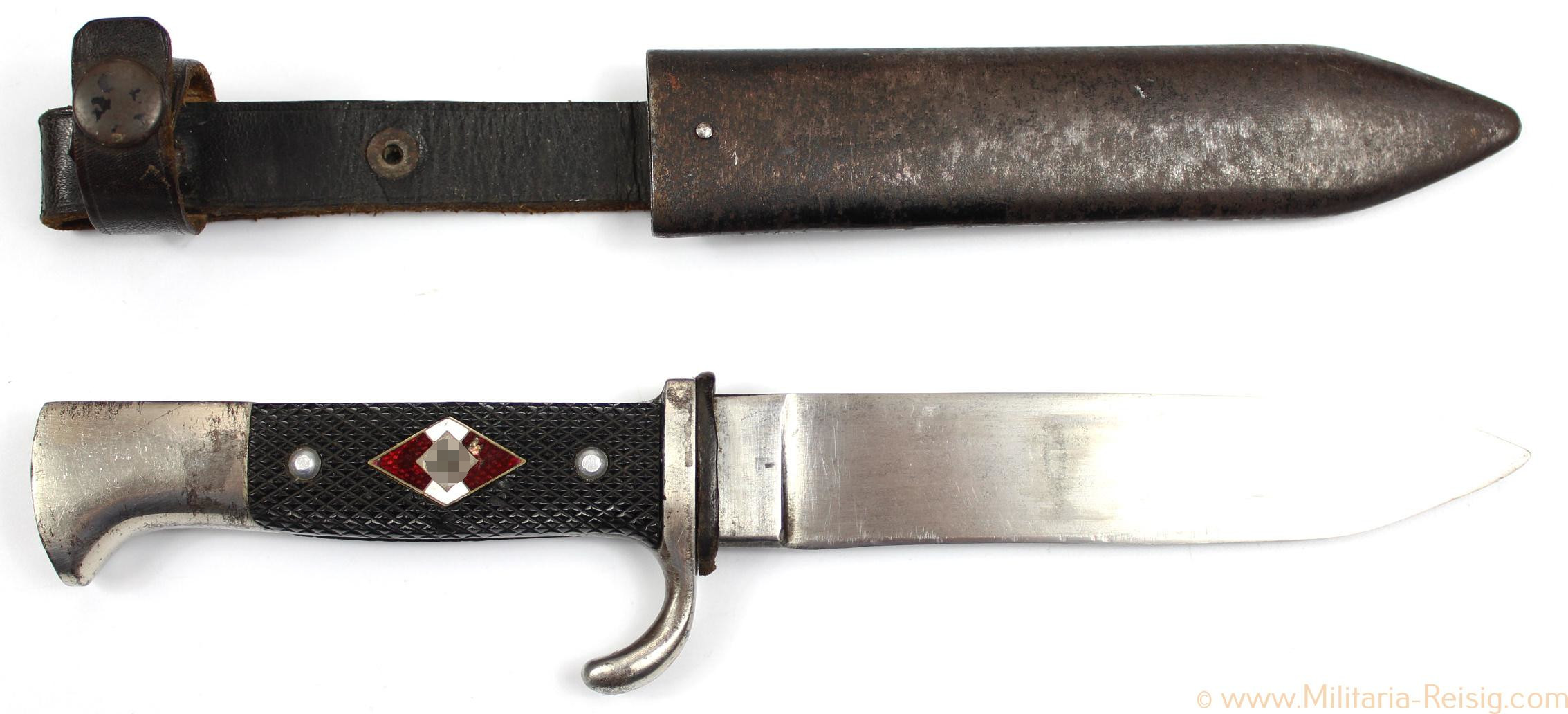 HJ Fahrtenmesser, Herst. RZM M7/38 (Paul Seilheimer, Solingen)