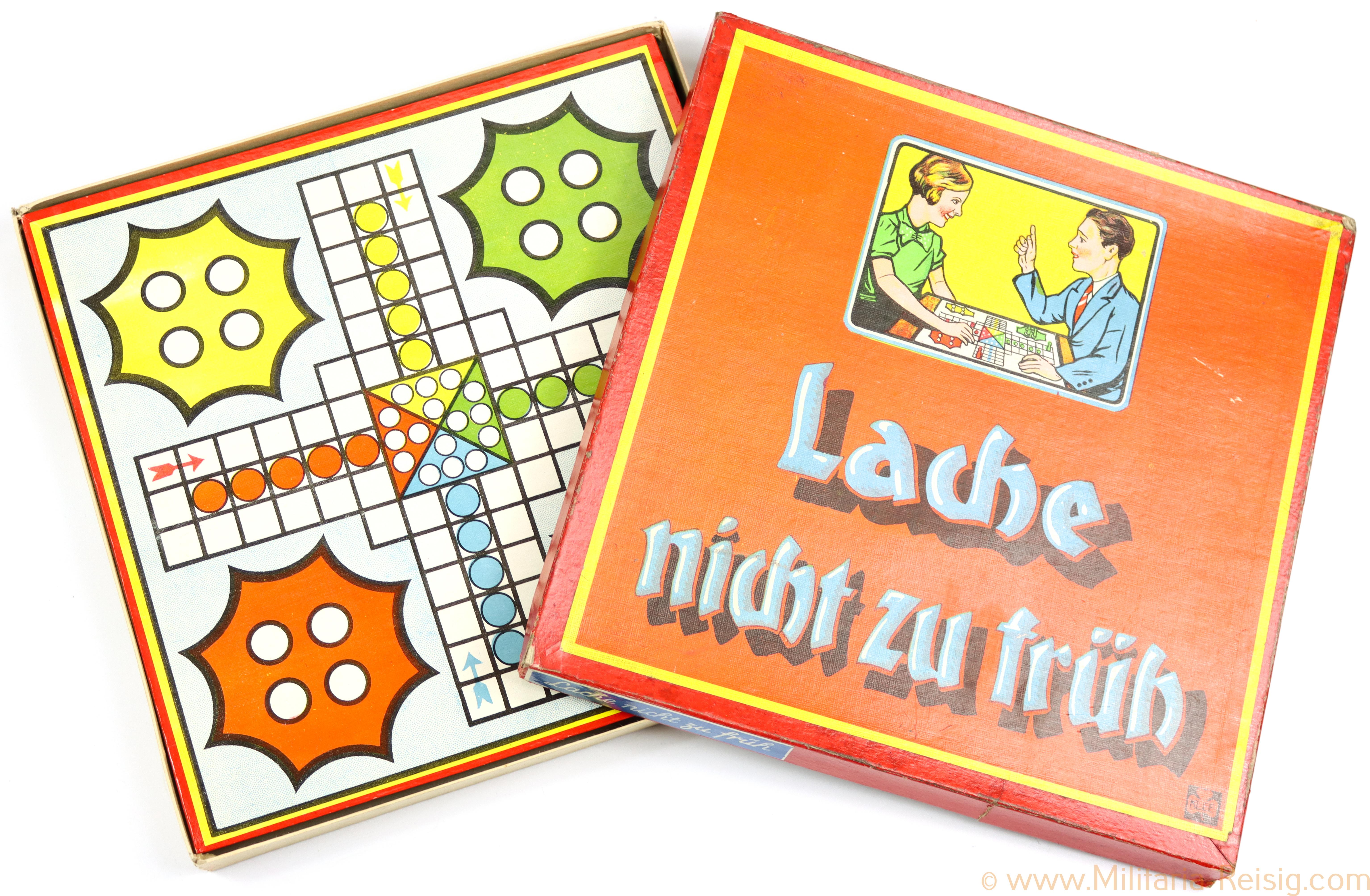 Lache nicht zu früh, Herst. Spielefabrik L. Kleefeld & Co.