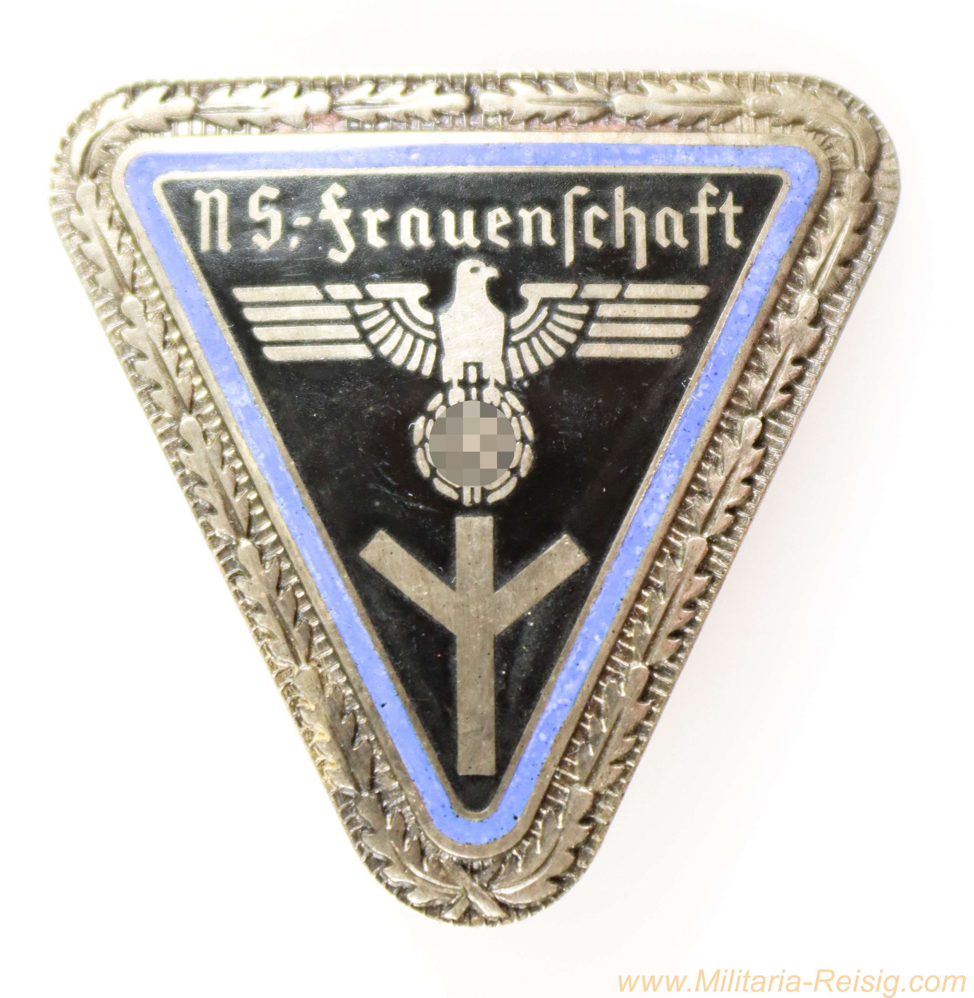 Nat. Soz. Frauenschaft Abzeichen Ortsfrauenschaftsleiterin, Hersteller RZM M1/27 