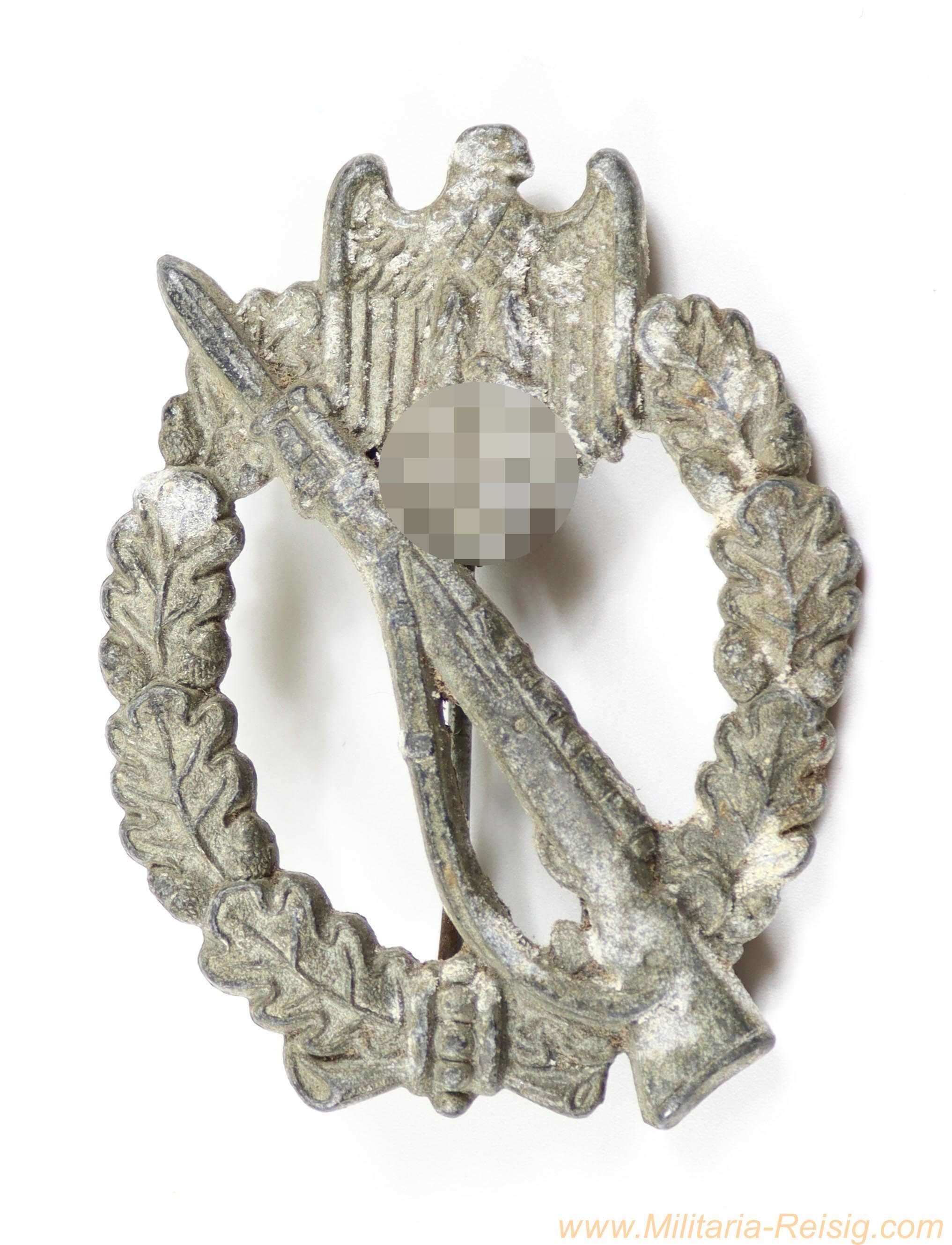 Infanterie-Sturmabzeichen in Silber – Hersteller "f.o."