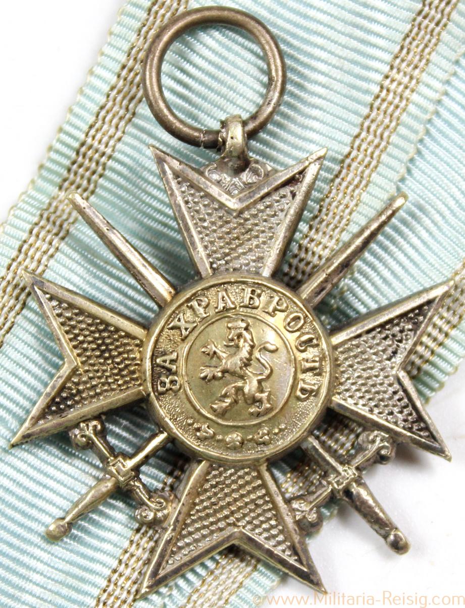 Militärverdienstkreuz mit Schwertern in Silber, Bulgarien
