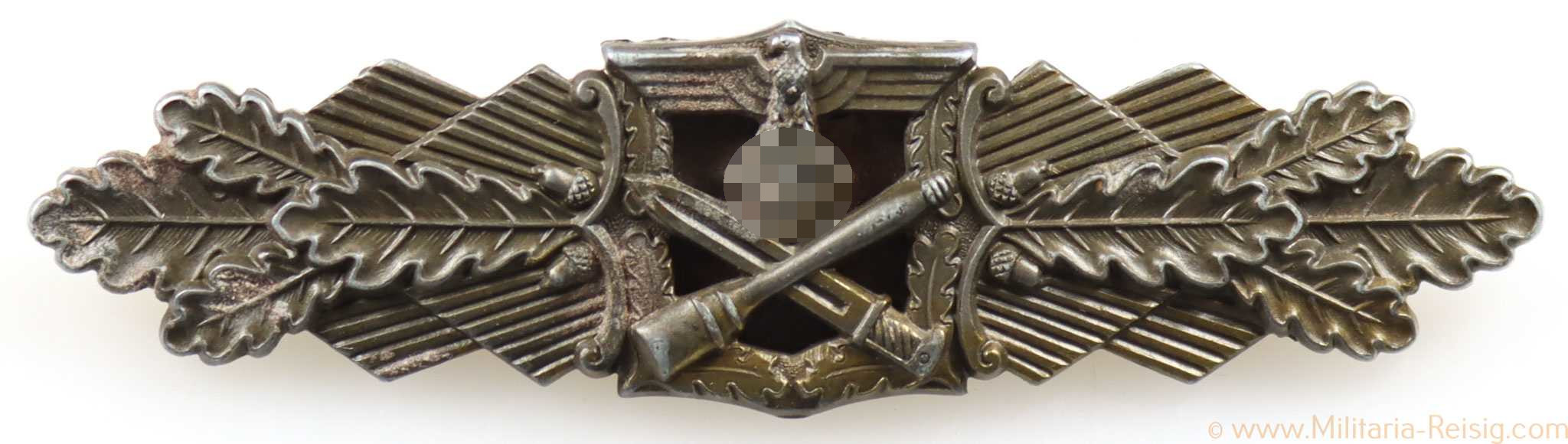 Nahkampfspange in Bronze, Hersteller Steinhauer & Lück, Lüdenscheid