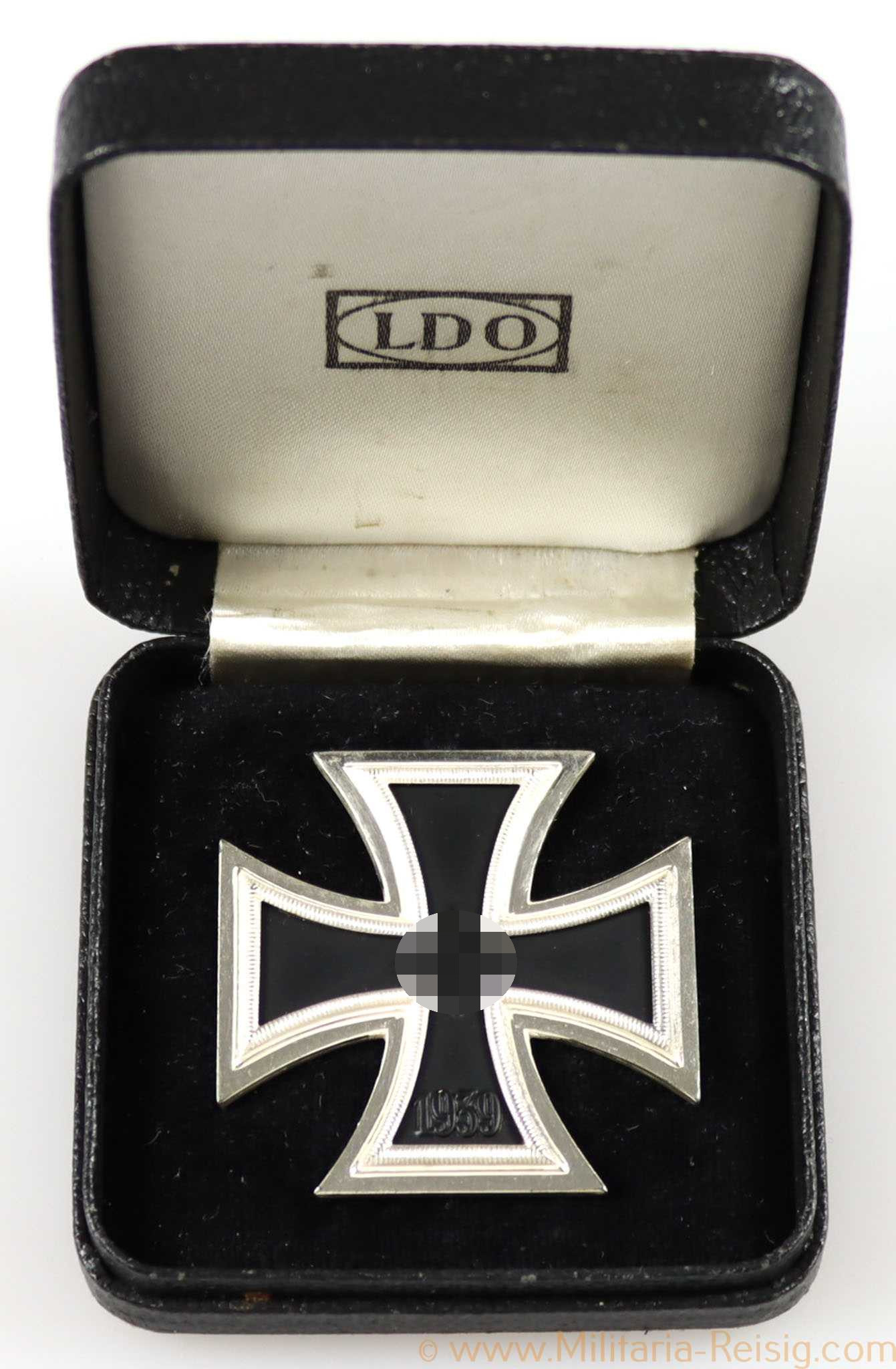 Eisernes Kreuz 1.Klasse 1939 im LDO-Etui, Hersteller L55